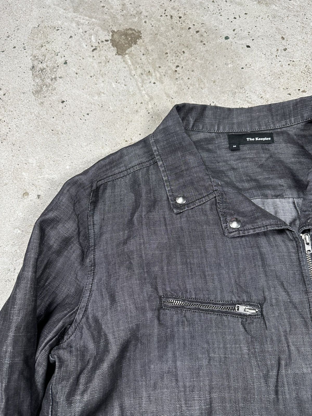 The Kooples The Kooples Biker Asymmetrical Lyocell Moto Jacket Size US M / EU 48-50 / 2 - 6 Thumbnail