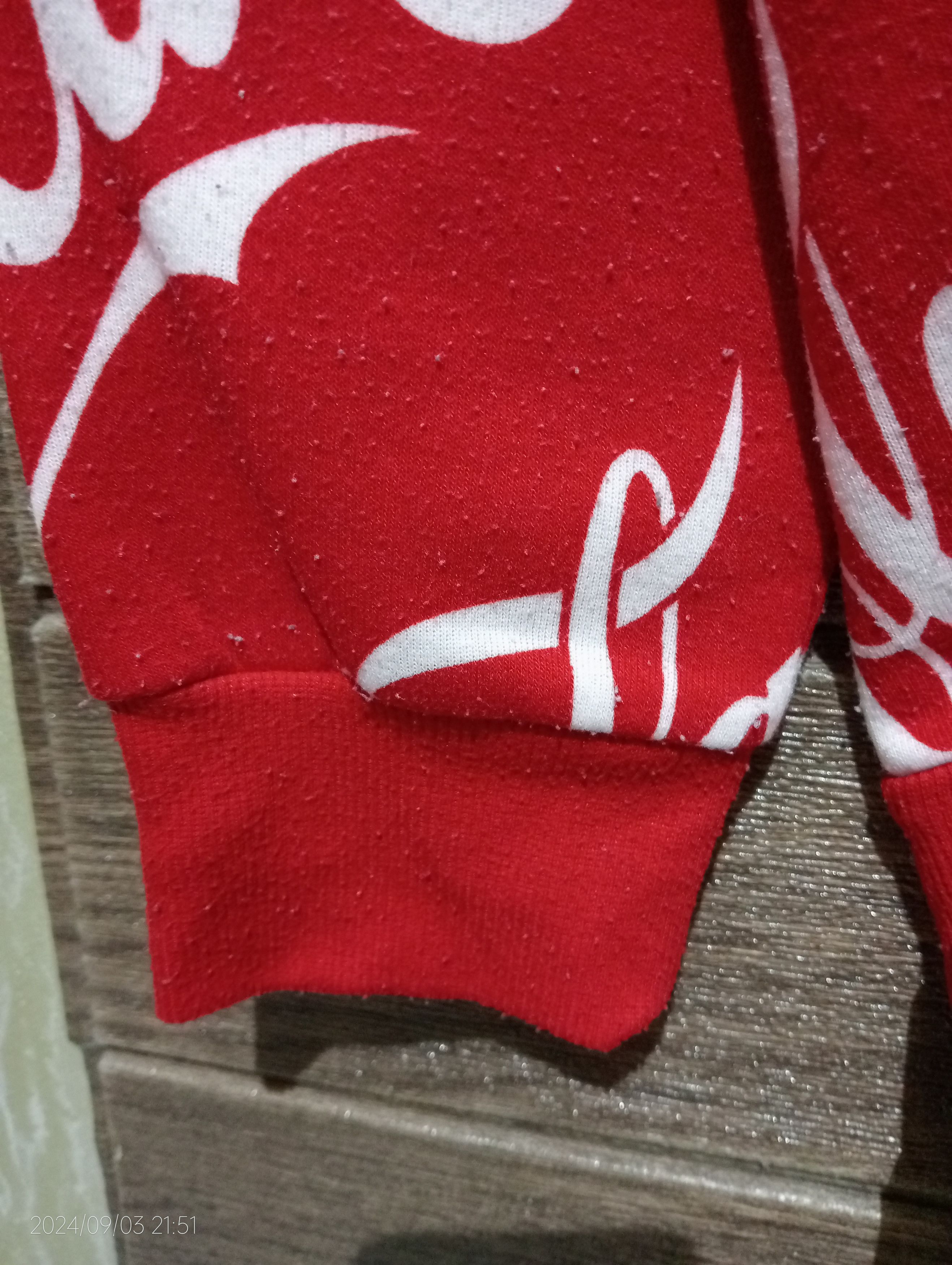 Coca Cola Coca-Cola Print All Over Pullover Hoodie Very Rare Size US L / EU 52-54 / 3 - 7 Thumbnail