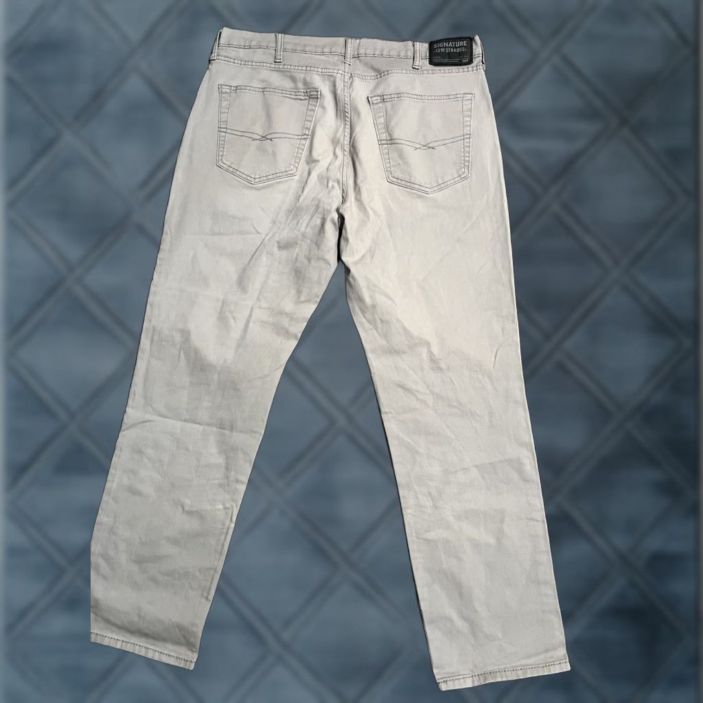 Levi's VINTAGE Levi's Signature Athletic Jean 38x32 Gray Mid Rise Pockets Mens Jeans Size US 38 / EU 54 - 1 Thumbnail