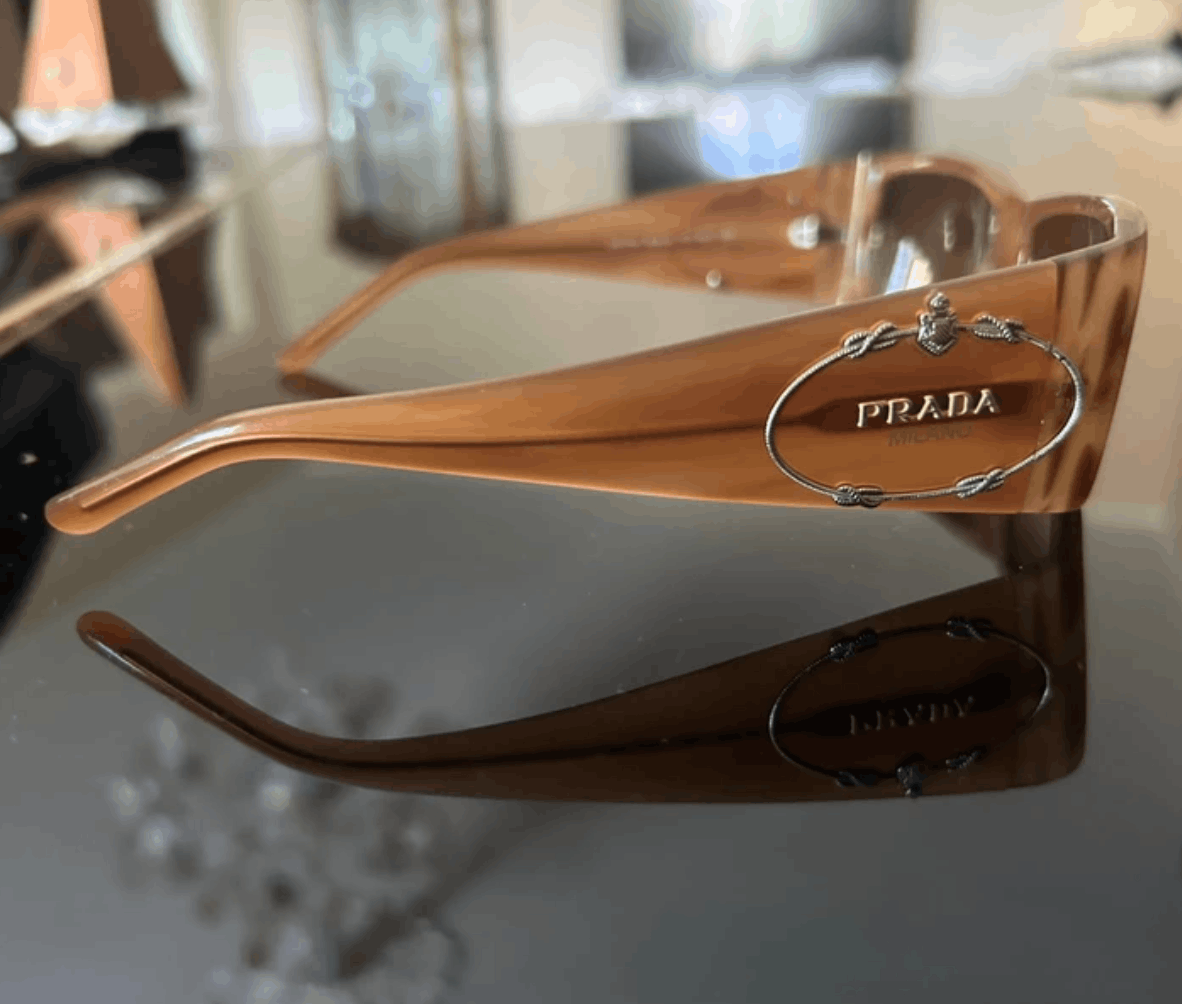 Prada PRADA Sunglasses 🇺🇸 TAX FREE Flame Star Mask Fire Silver Size ONE SIZE - 3 Thumbnail