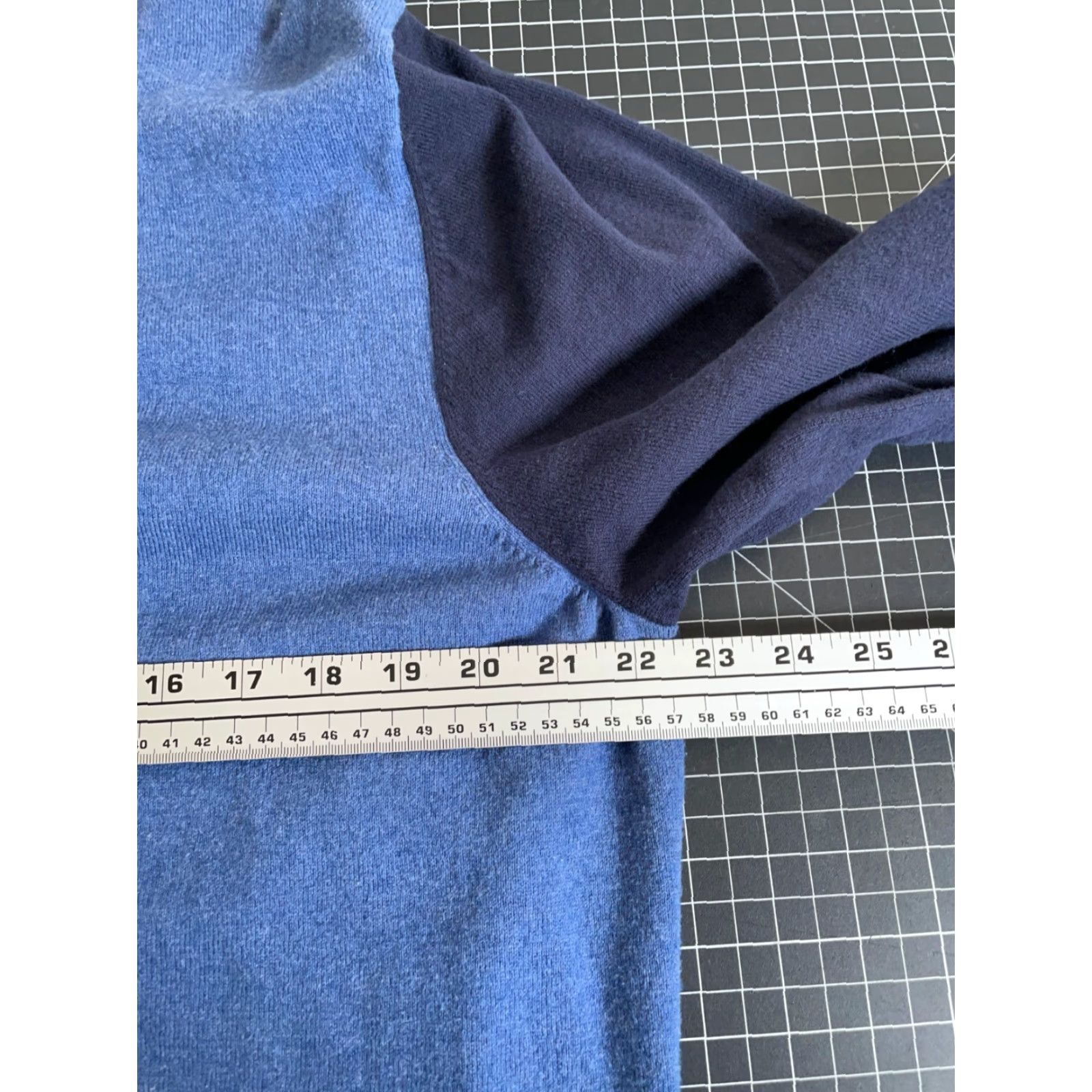 Brooks Brothers Brooks Brothers 346 Cardigan XL Blue Sweater Men Regular V-Neck Cashmere Cotton Knit Size US XL / EU 56 / 4 - 6 Thumbnail