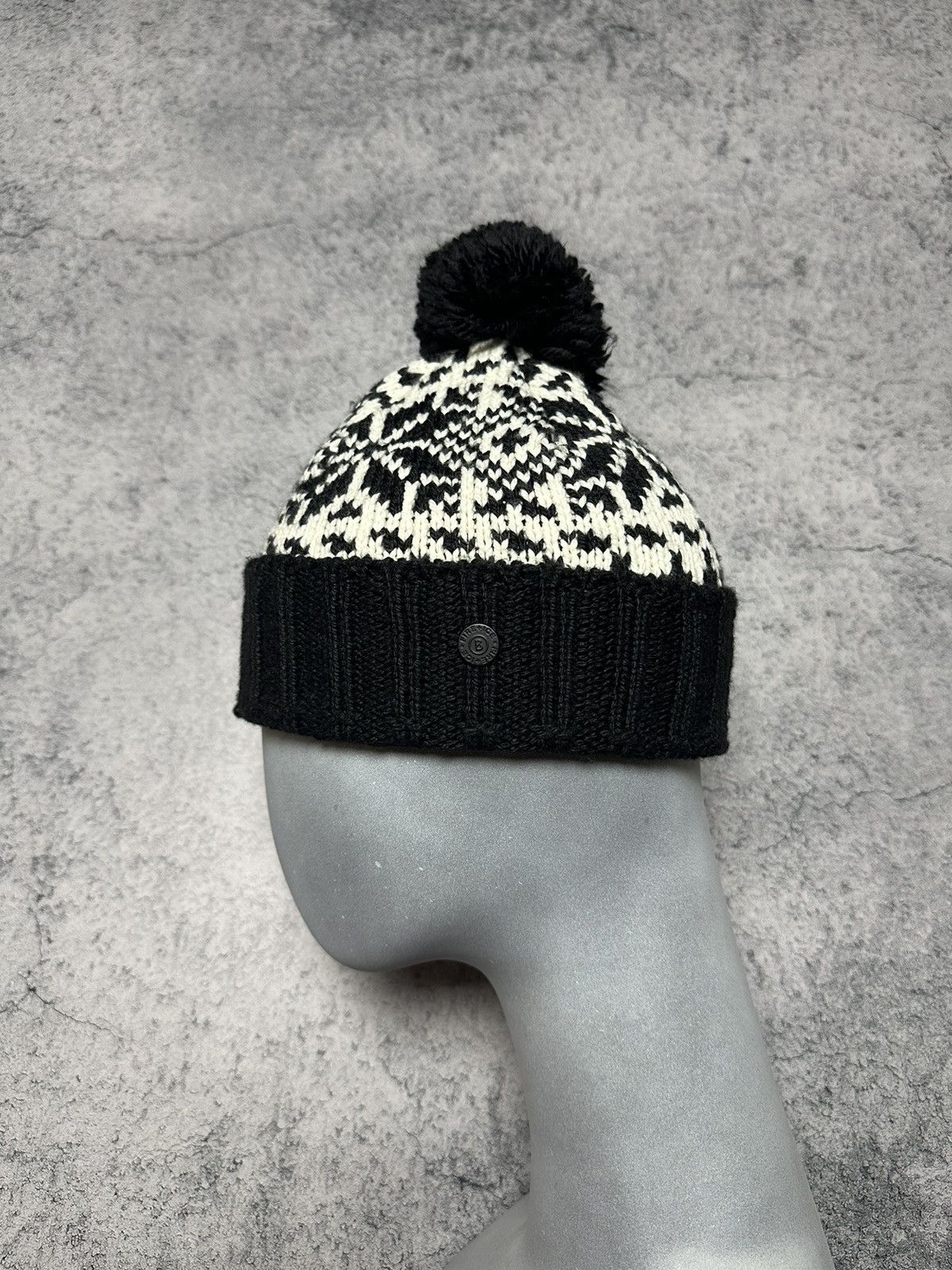 Bogner Bogner Fire + Ice Knit Wool Pom Pom Ski Beanie Hat Size ONE SIZE - 1 Thumbnail