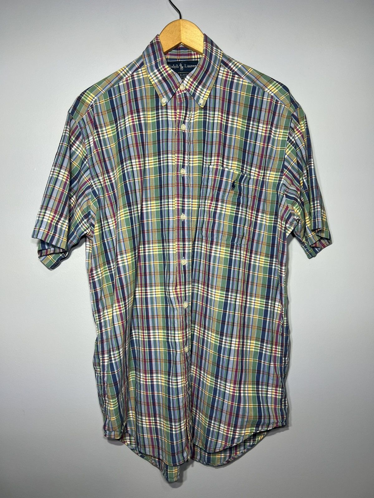 Polo Ralph Lauren Vintage Polo Ralph Lauren Plaid Button Down Shirt Sz M Blake Size US M / EU 48-50 / 2 - 2 Thumbnail