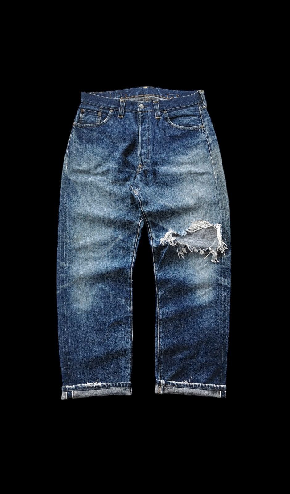 Levi's Levis 501 xxc Selvedge HystericGlamour Style (Size 33x41) Size US 34 / EU 50 - 3 Thumbnail