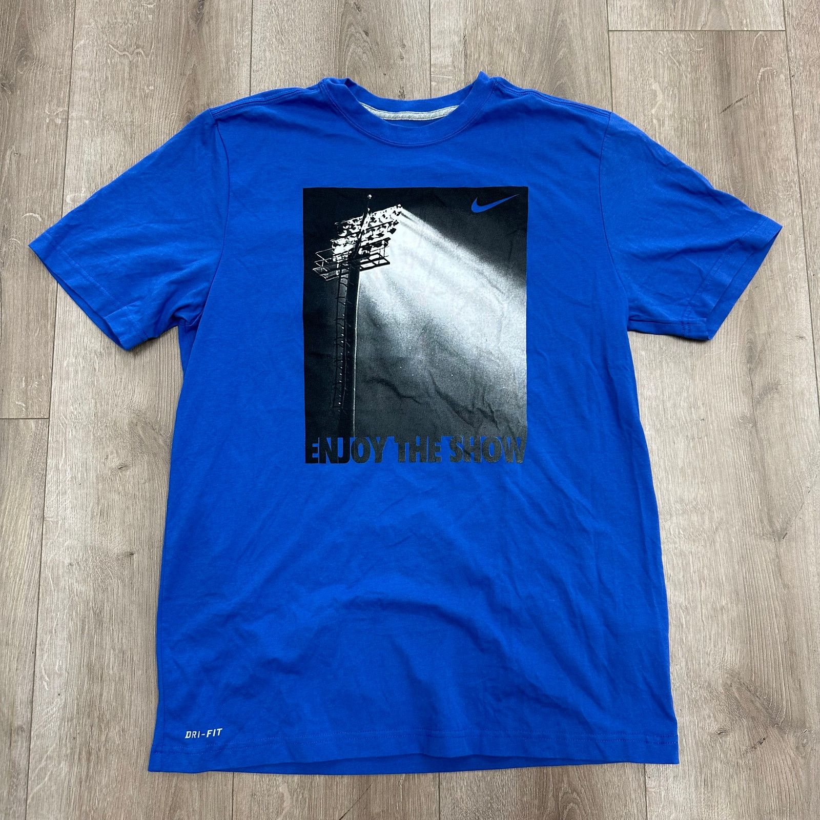Nike Nike Dri-Fit "Enjoy The Show" Swoosh Logo Large Tee Large L Size US L / EU 52-54 / 3 - 1 Thumbnail