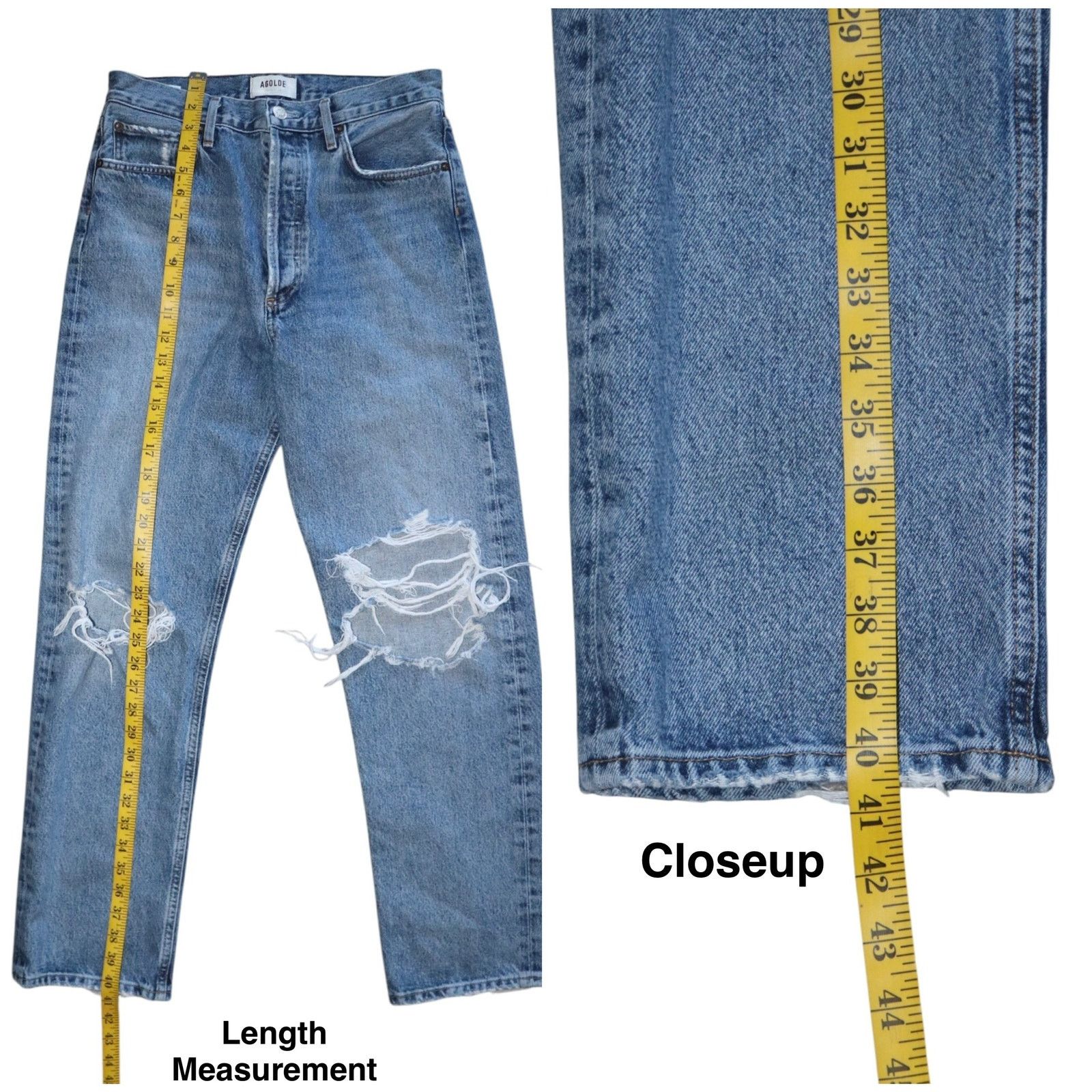 Agolde AGOLDE 90s Pinch Waist Size 28 A154C-1206 Size 28" / US 6 / IT 42 - 9 Thumbnail