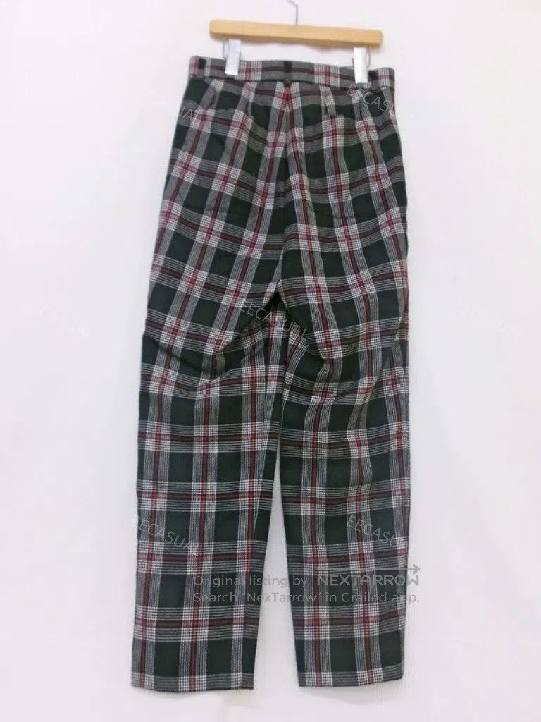 Comme des Garcons Comme Des Garcons size XS Black plaid wool straight-leg pa Size 23" - 2 Thumbnail
