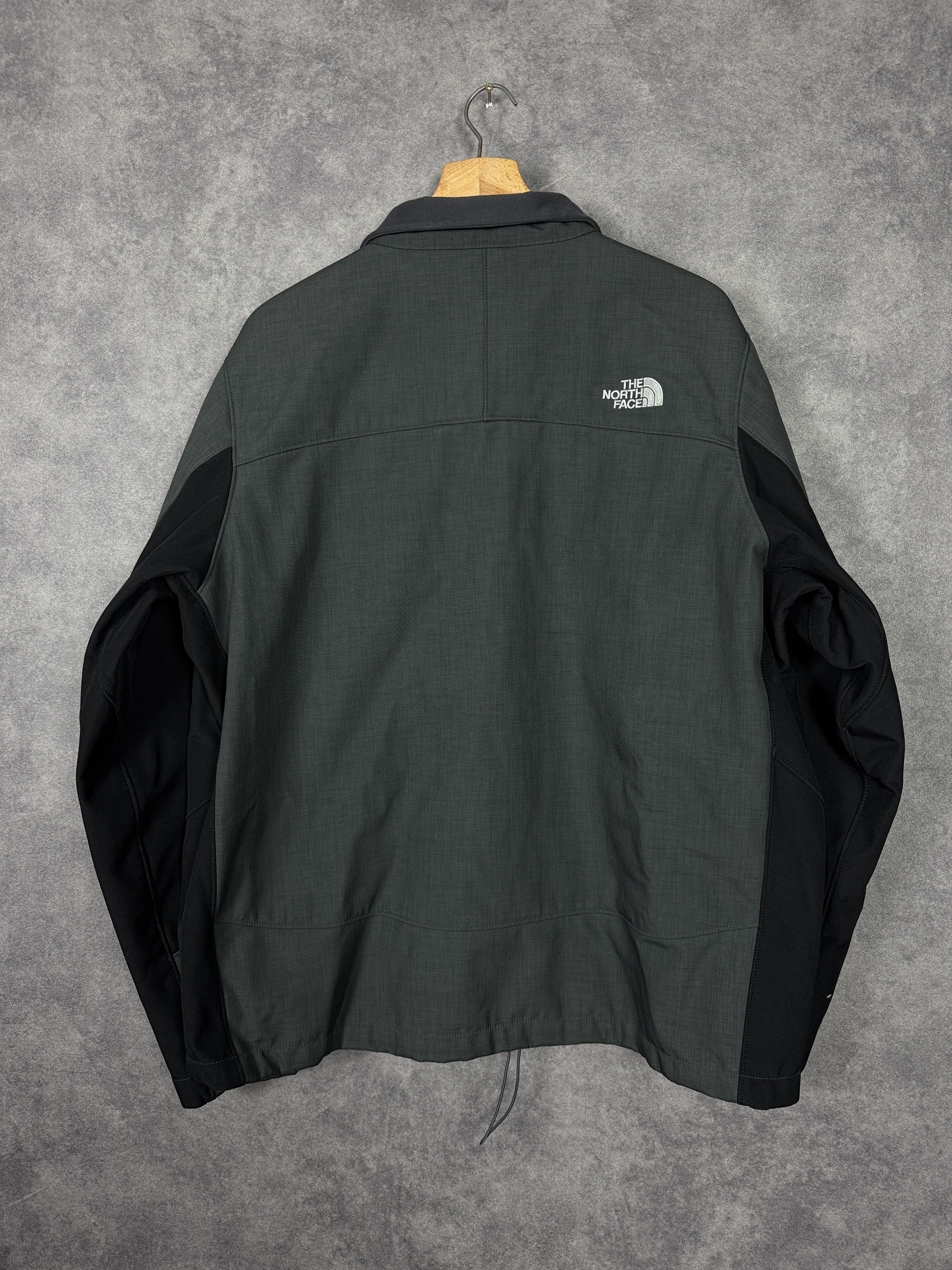 The North Face The North Face grey black softshell jacket zip-upTNF zip Size US XL / EU 56 / 4 - 7 Thumbnail
