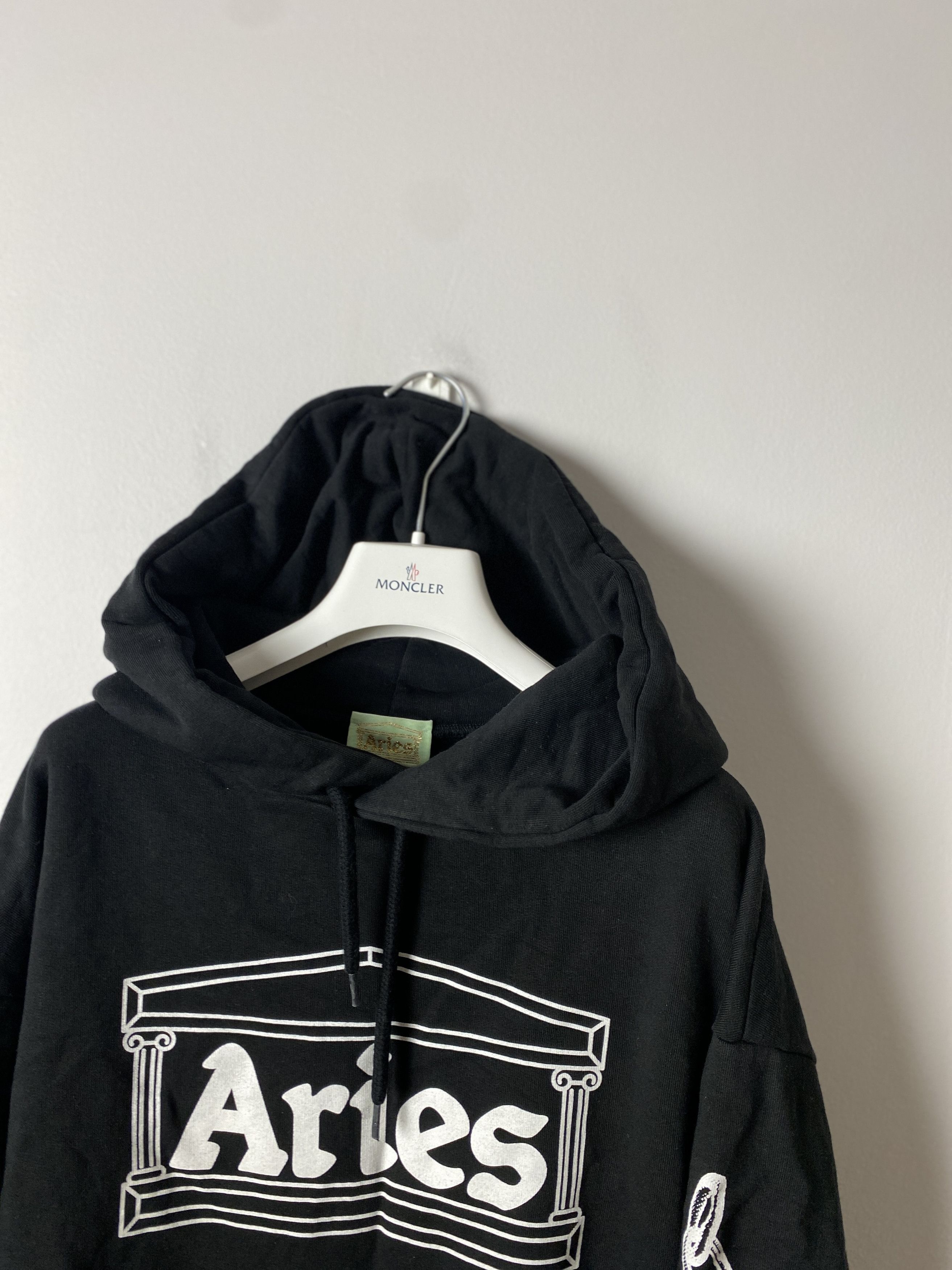Aries Aries Column big logo hoodie printed opium alternative Size US M / EU 48-50 / 2 - 2 Thumbnail