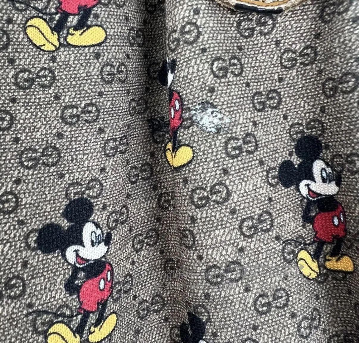 Gucci Beige Mickey Print Elastic Waist Jogger Pants Size 32. Size US 32 / EU 48 - 6 Thumbnail