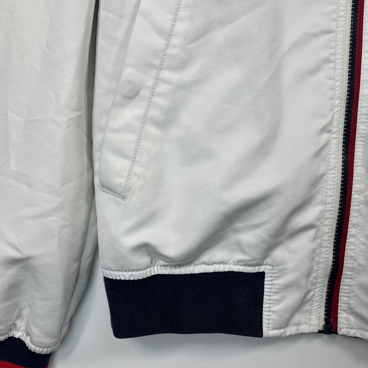 Tommy Jeans Tommy Jeans Bomber Jacket White Lightweight Windbreaker L Size US L / EU 52-54 / 3 - 4 Thumbnail