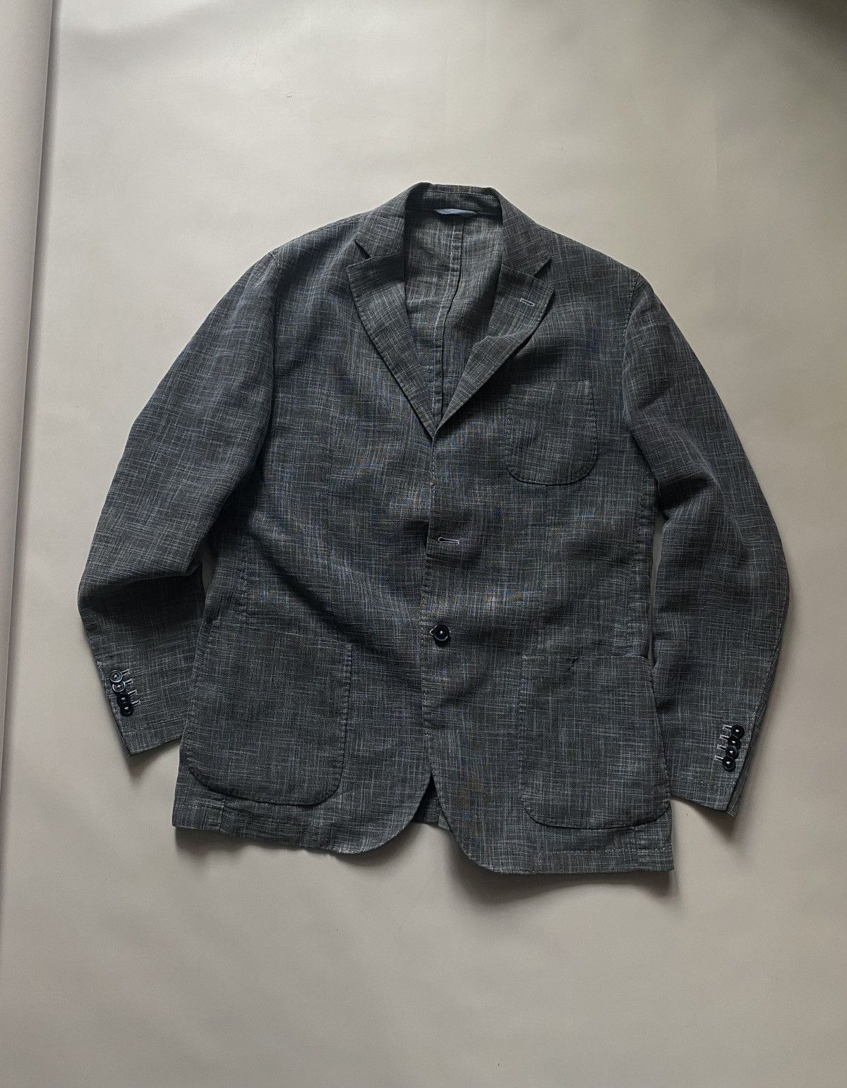 Boggi Boggi Milano Linen Summer Blazer Brunello Cucinelli style Size 54R - 1 Thumbnail