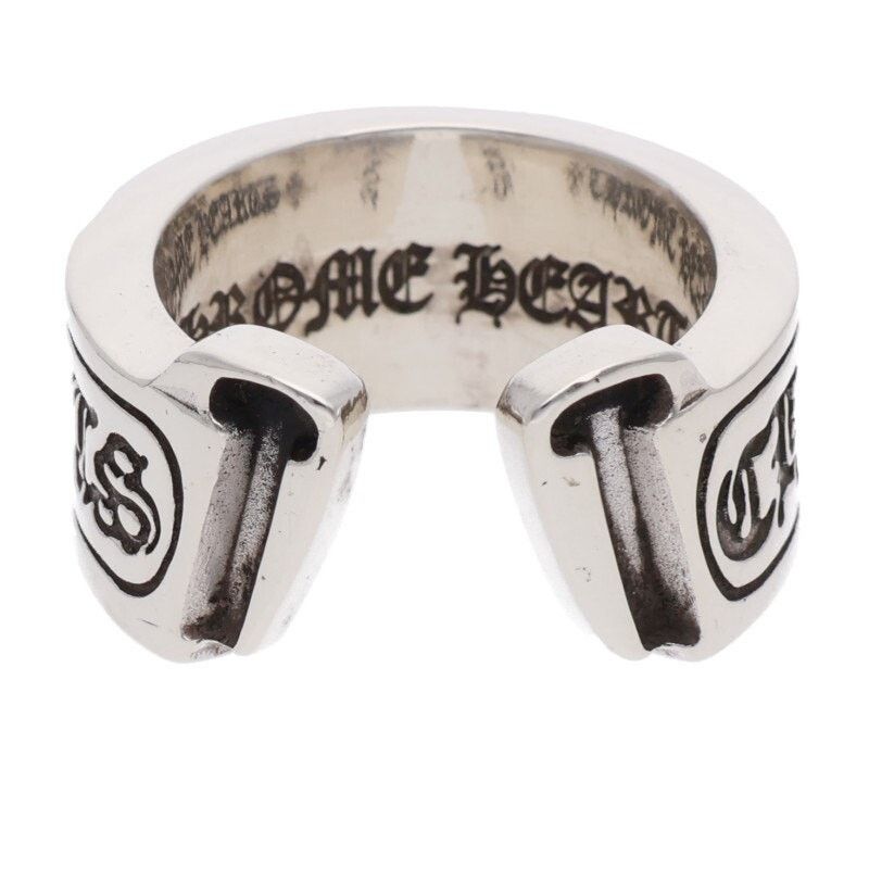 Chrome Hearts Chrome Hearts Large Scroll Label Silver Ring Size ONE SIZE - 2 Thumbnail
