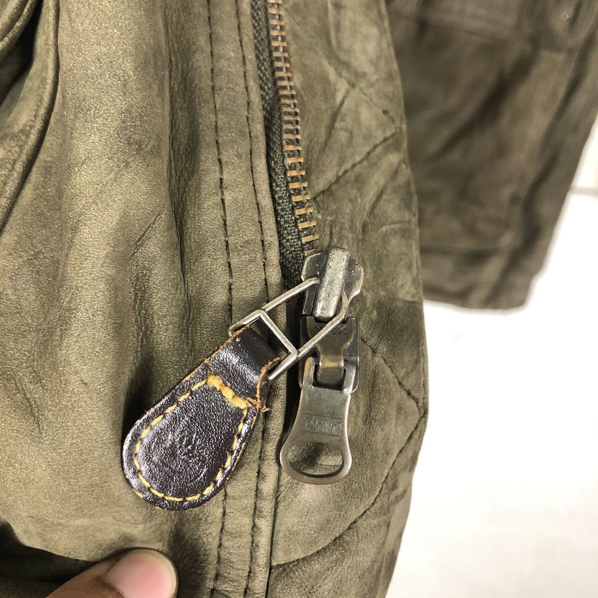 Timberland 🔥Vintage Genuine Leather Jacket Biker Timberland Bondage Size US S / EU 44-46 / 1 - 16 Thumbnail