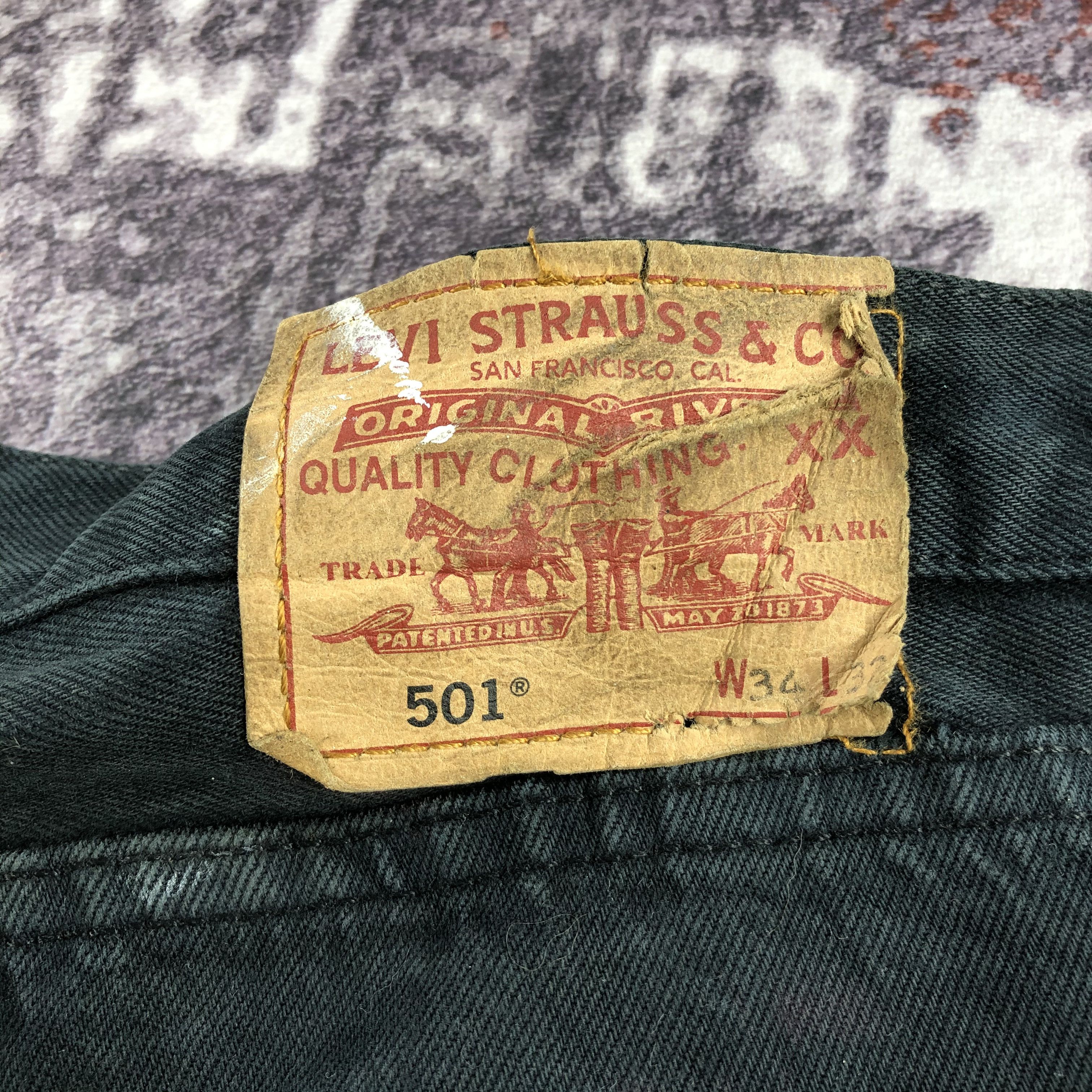 Levi's × Vintage Vintage 90s Levis 501 Painter Jeans-JM2641 Size US 37 - 6 Thumbnail