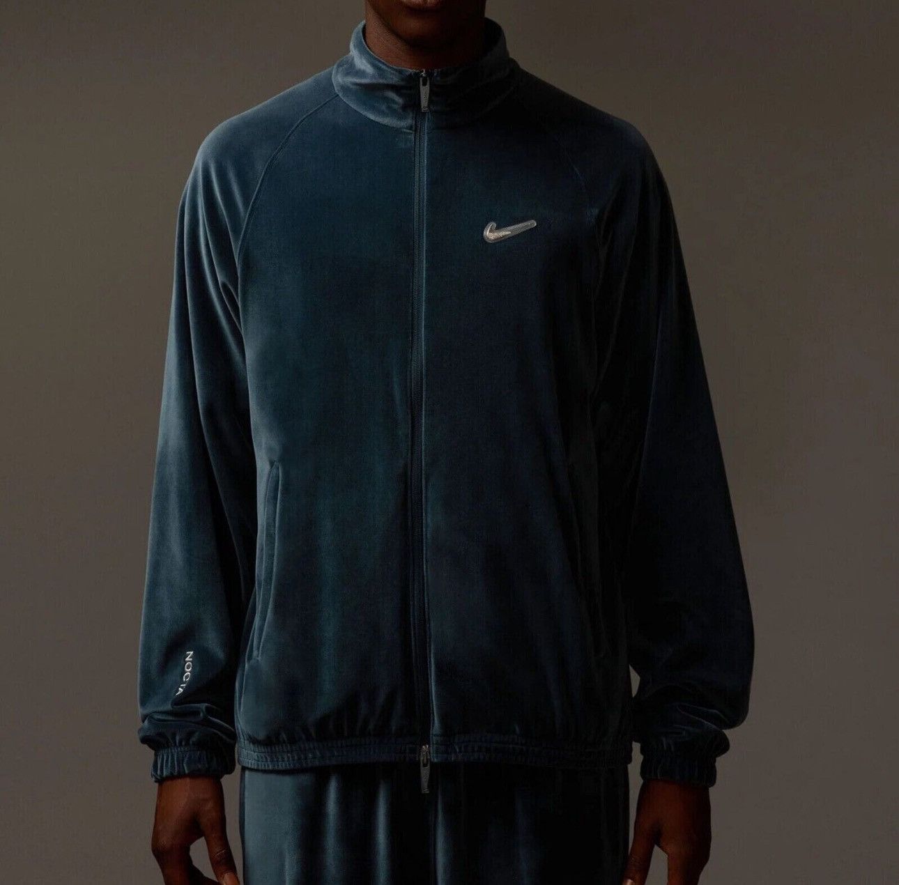 Drake × NOCTA × Nike Nocta Nike Velour Zip Jacket Size US L / EU 52-54 / 3 - 2 Thumbnail