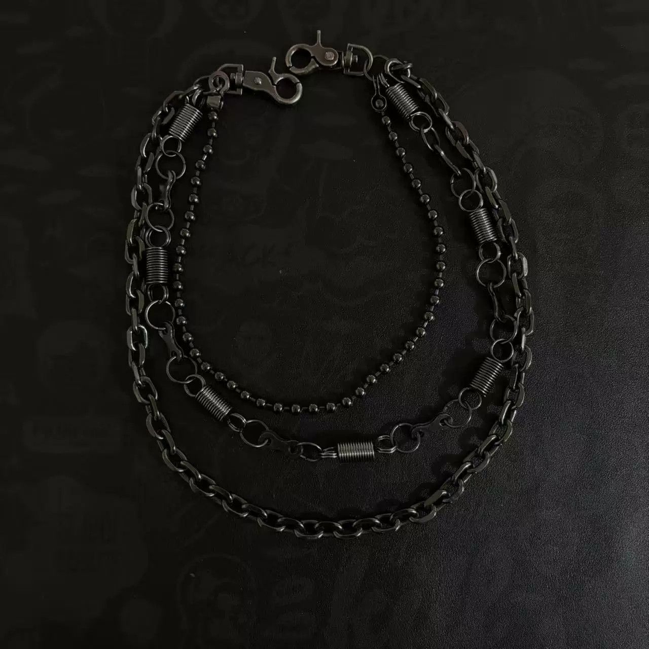 Vintage Retro hip-hop punk style jeans waist chain Size ONE SIZE - 4 Thumbnail