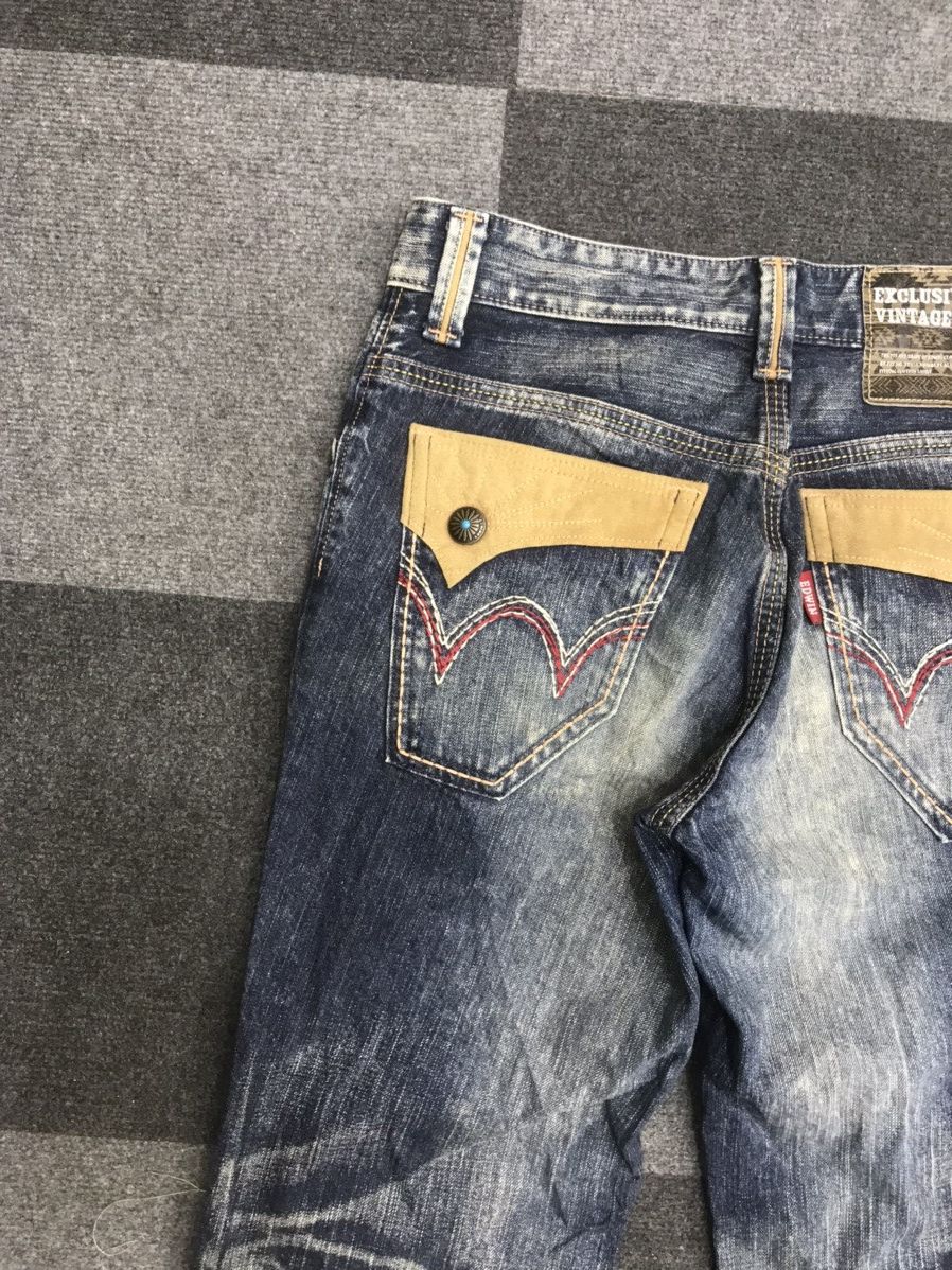 Edwin 💥FLARE💥VTG EDWIN FLARE BLUE WASH NAVAJO Denim Size US 32 / EU 48 - 10 Thumbnail