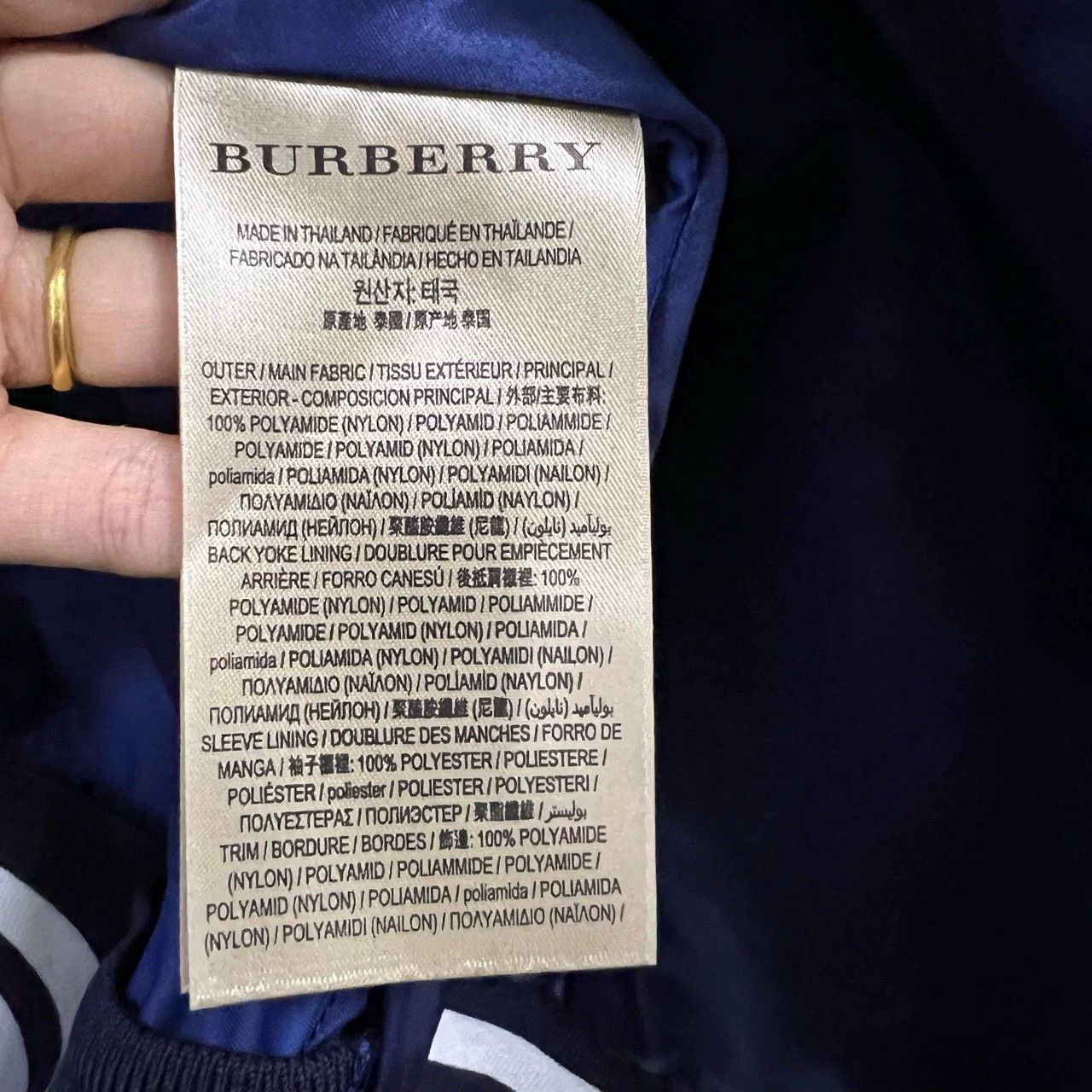 Burberry blue silk long sleeve jacket by burberry Size US L / EU 52-54 / 3 - 4 Thumbnail