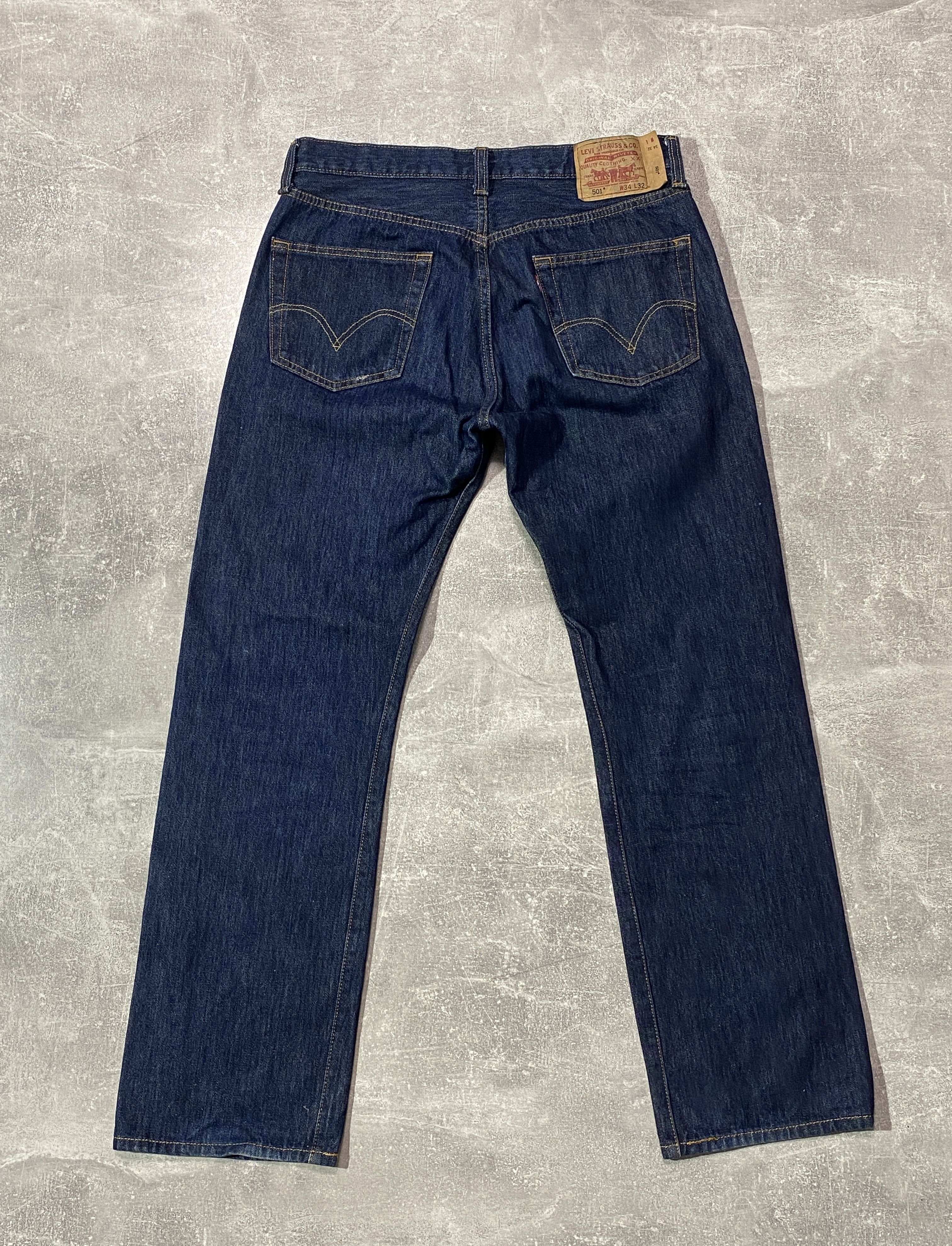 Levi's Vintage Clothing Vintage Y2K Levis 501 Blue Jeans Size US 34 / EU 50 - 1 Thumbnail