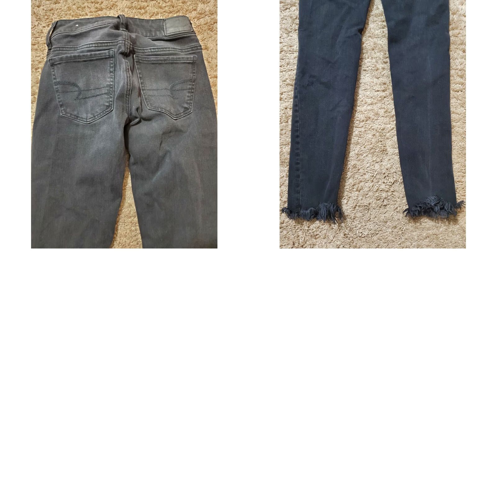 American Eagle Outfitters VINTAGE American Eagle Outfitters Super Stretch X4 Super Low Jegging Jeans Skiny? Size 42" / US 20 - 8 Thumbnail