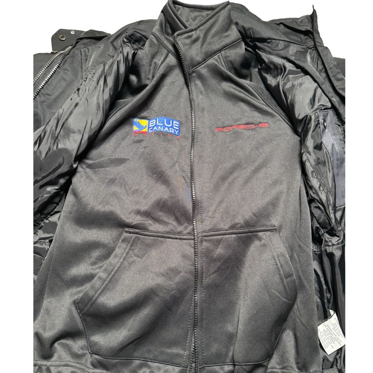 Other Vintage Porsche Blue Canary Racing Jacket Windbreaker S Size S / US 4 / IT 40 - 7 Thumbnail