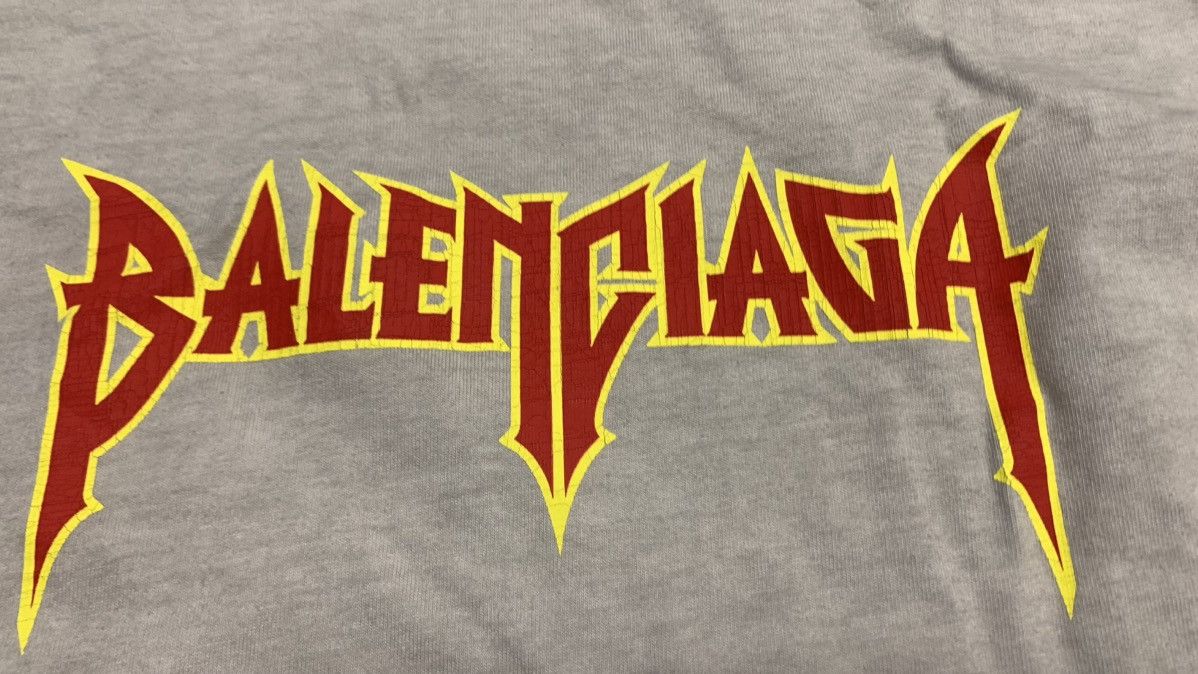 Balenciaga Balenciaga metal LS tee Size US XXL / EU 58 / 5 - 7 Thumbnail