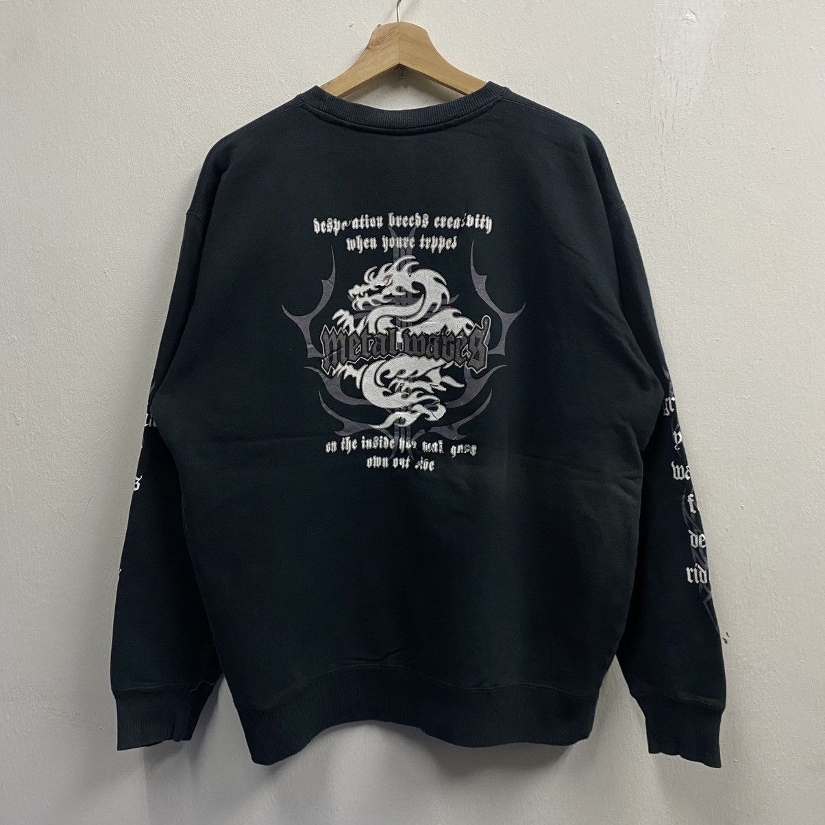 Japanese Brand Dig Deep Japanese Brand Dragon Cross Sweatshirts Size US L / EU 52-54 / 3 - 1 Thumbnail
