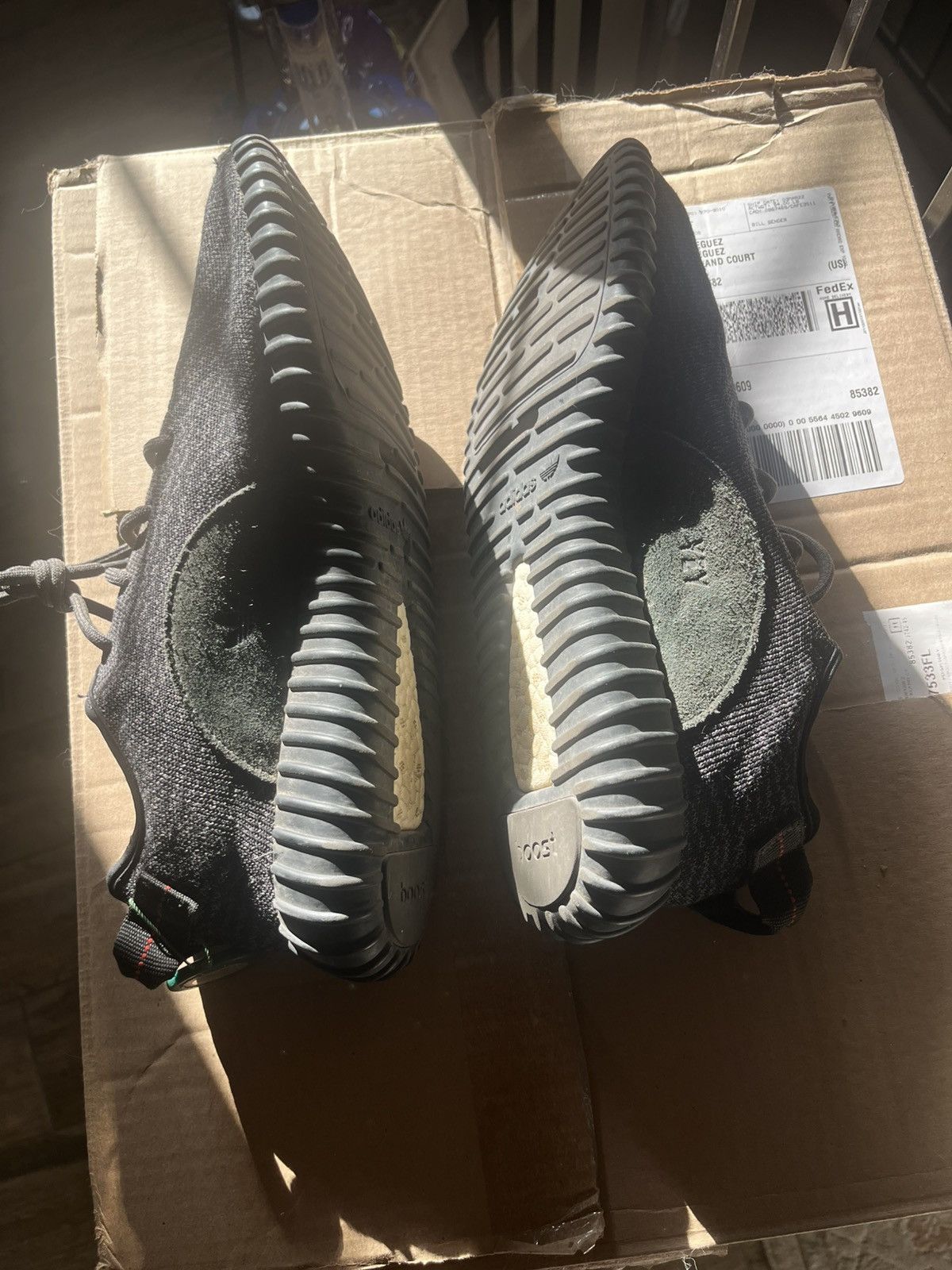 Yeezy Pirate Black 350’s Size US 12 / EU 45 - 4 Thumbnail
