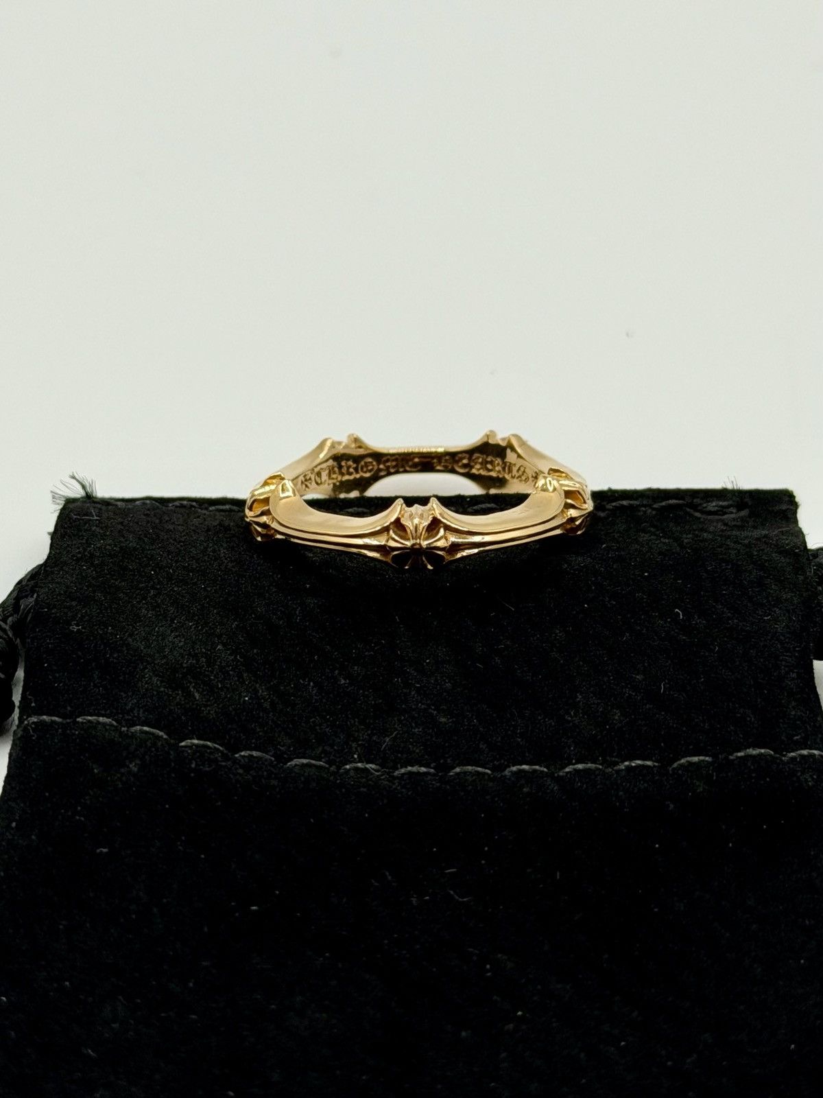 Chrome Hearts Chrome Hearts 22K Gold Bone Ring Size ONE SIZE - 5 Thumbnail