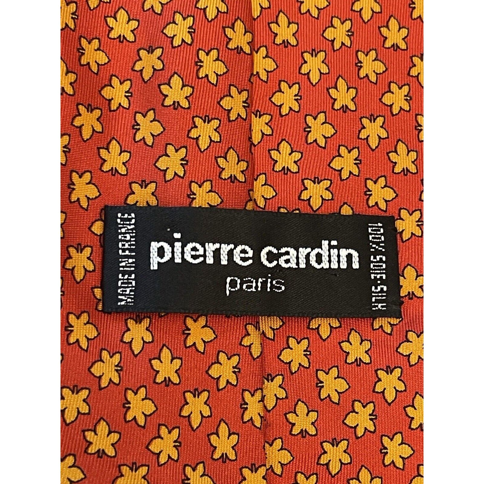 Pierre Cardin Pierre Cardin Paris 100% Silk Men’s Neck Tie Made In France Size ONE SIZE - 8 Thumbnail