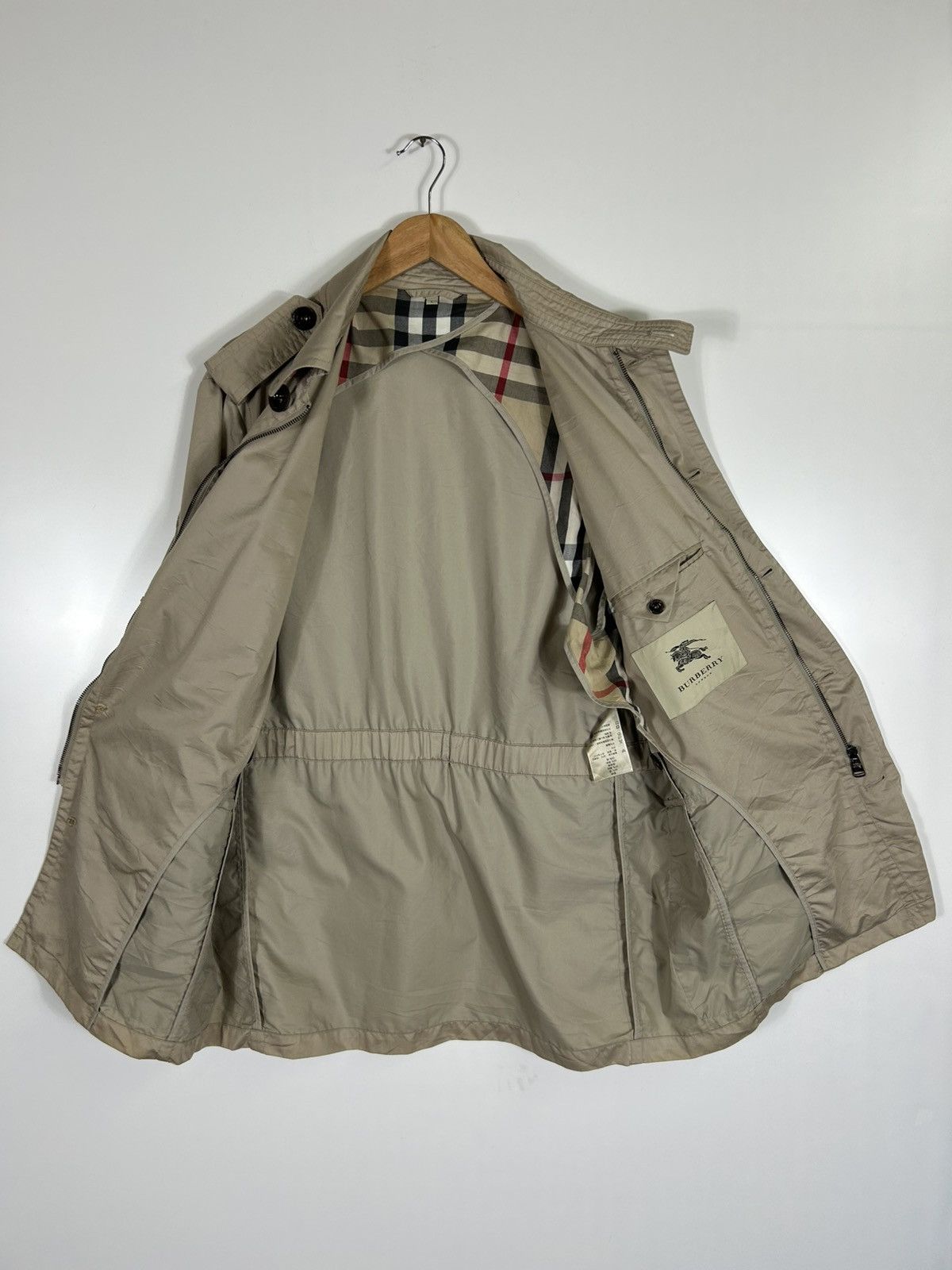 Burberry 🔥Burberry London Nova Check Zipper Jacket Size US L / EU 52-54 / 3 - 10 Thumbnail