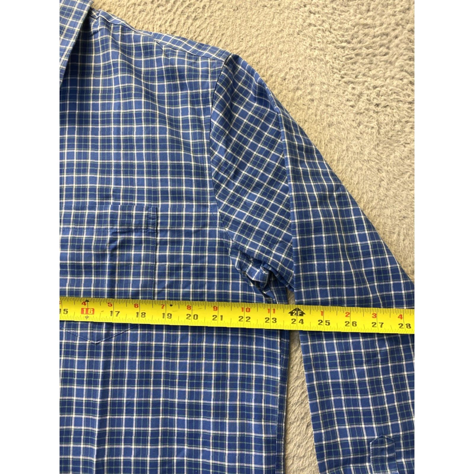 Vintage VINTAGE Ll Bean Button Shirt Men’s M Traditional Fit Blue Check Plaid Dress Shirt Long Sleeve Button-Down collar Mens Size US M / EU 48-50 / 2 - 7 Thumbnail