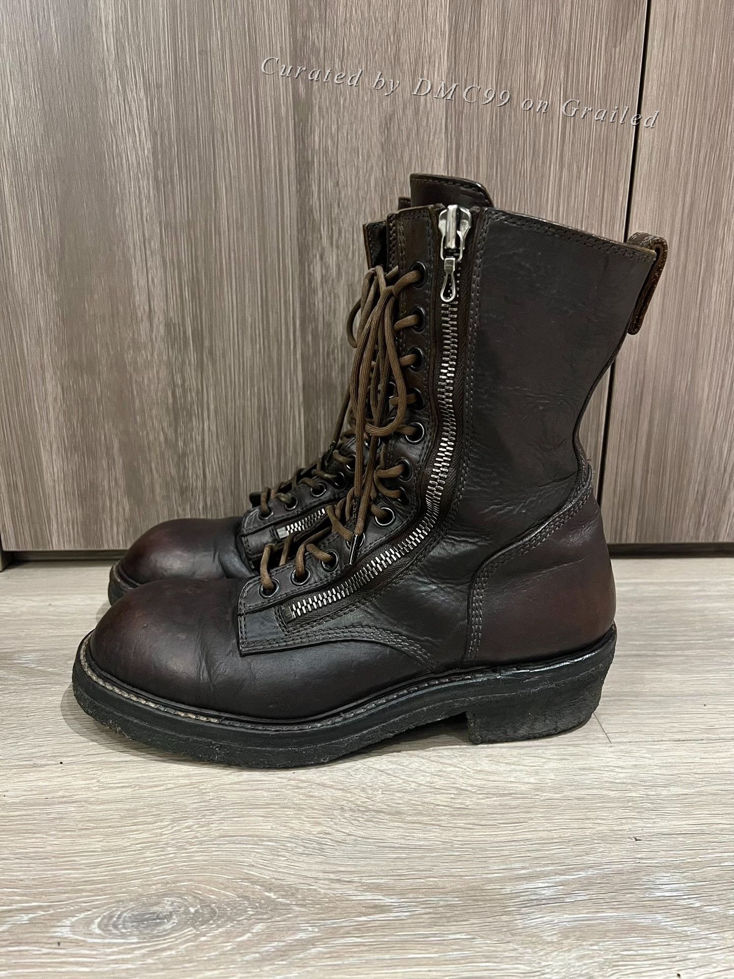 Julius Julius SS14 Ghost Reverse Combat Boots - 457FWM7-R | Grailed