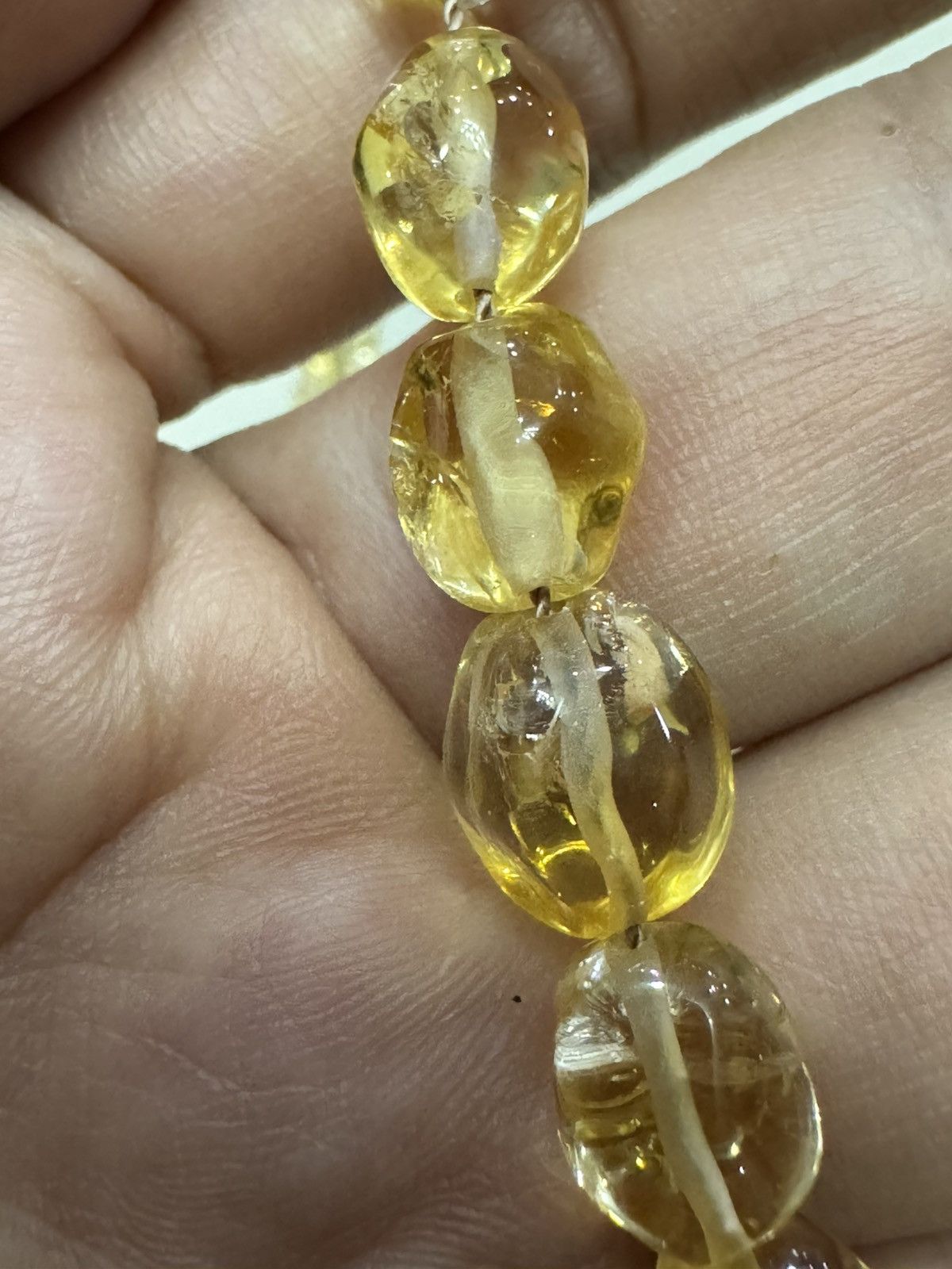 Jewelry NATURAL CITRINE GEMS WITH STARLING SILVER NECKLDE Size ONE SIZE - 4 Thumbnail