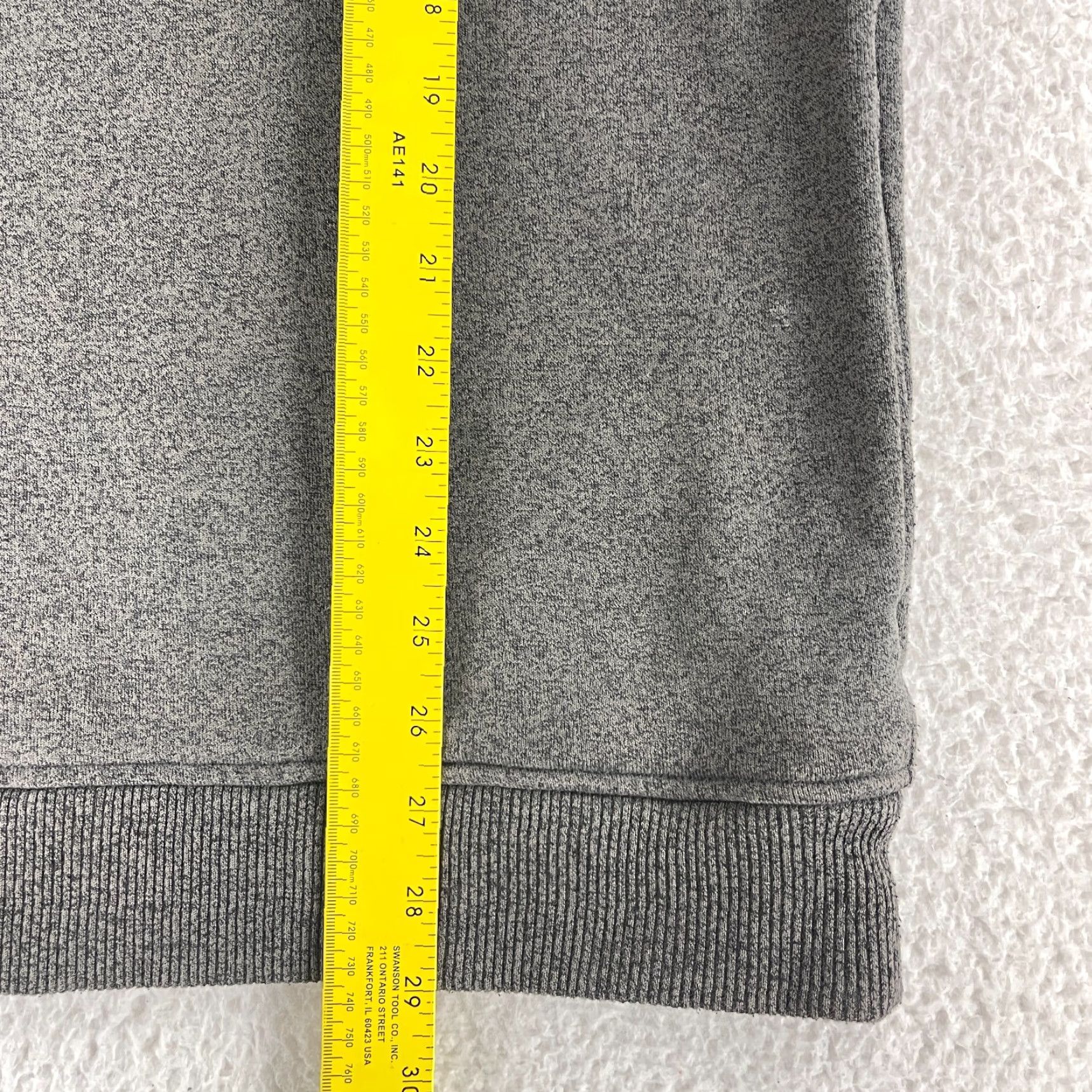 TravisMathew Travis Mathew Sweater Mens Large Gray 1/4 Button Mock Neck Long Sleeve Pullover Casual Knit Size US L / EU 52-54 / 3 - 7 Thumbnail