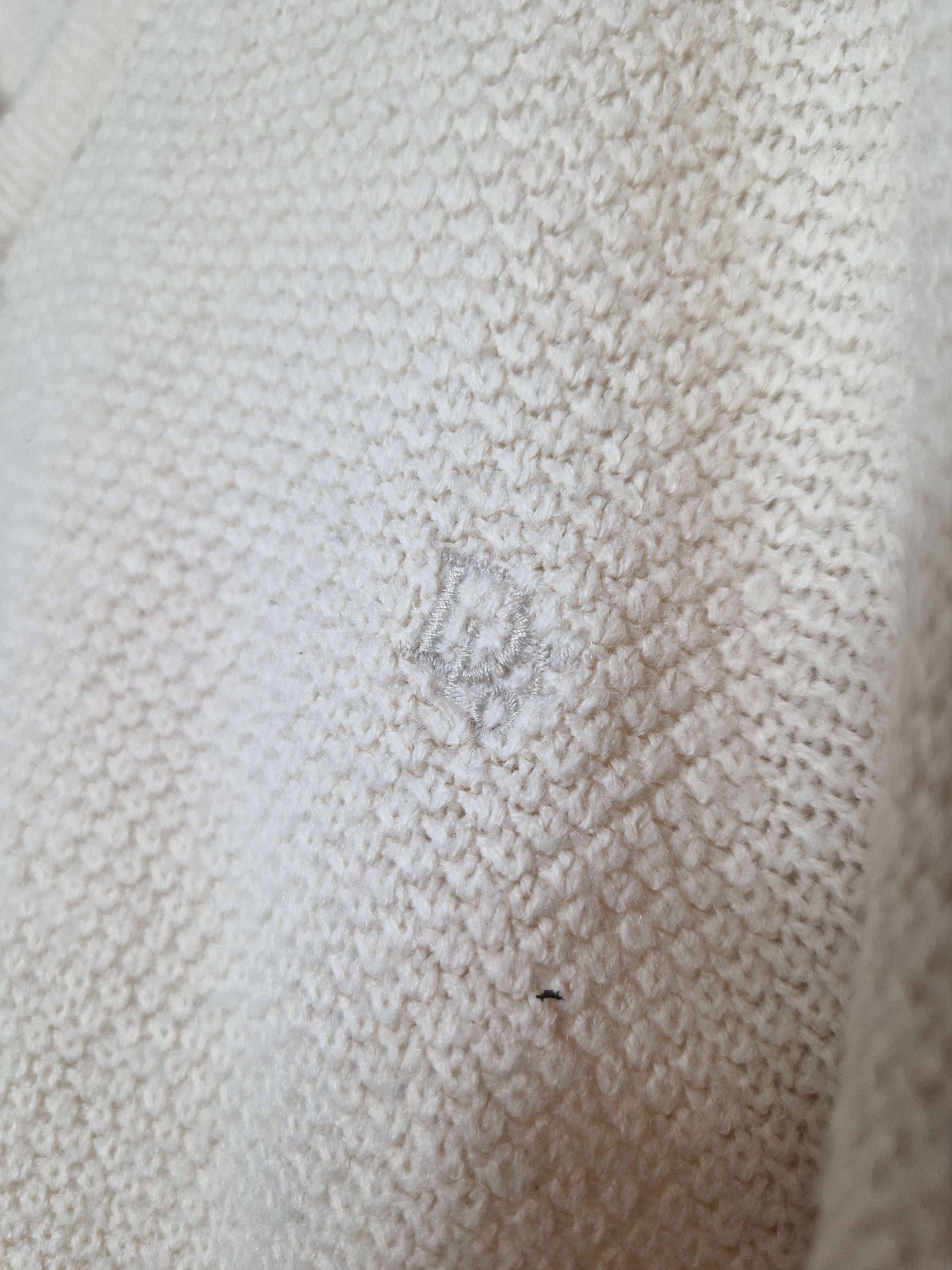 Christian Dior vintage ecru sweater