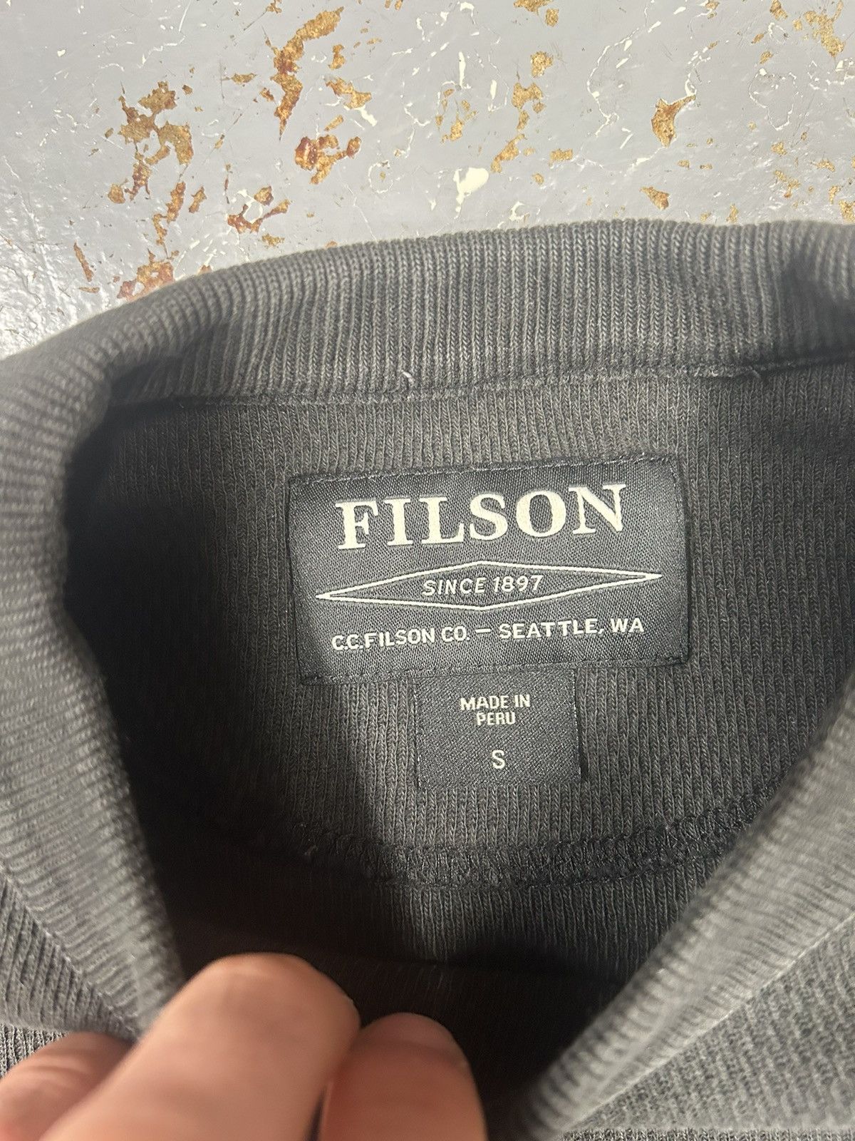 Filson × Vintage Vintage Essential Black Filson Pullover Crewneck Sweater Size US S / EU 44-46 / 1 - 2 Thumbnail