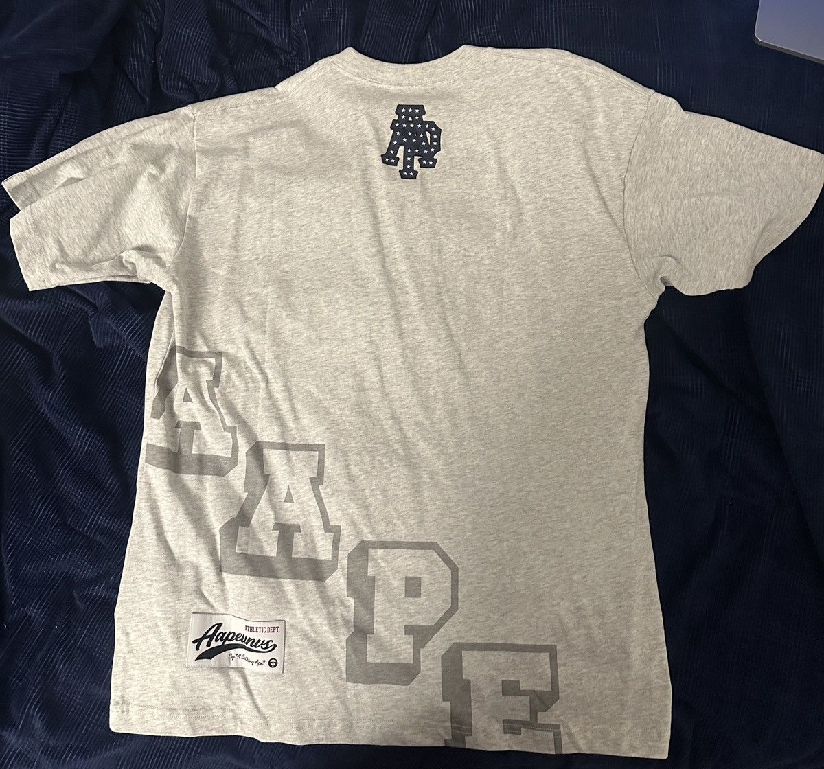 Aape AAPE BY BATHING APE off-white fancy main t-shirt white Size US M / EU 48-50 / 2 - 2 Thumbnail