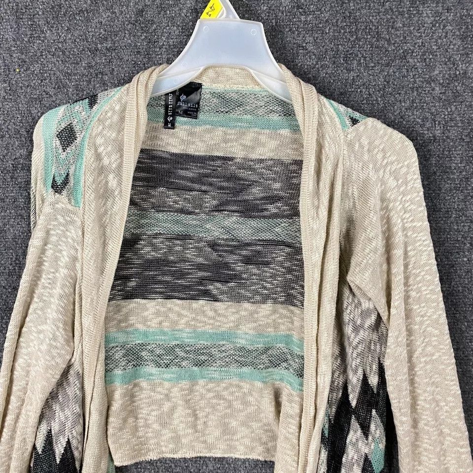 Other Full Tilt Cardigan Women's Medium Aztec Sweater 100% Acrylic Size M / US 6-8 / IT 42-44 - 2 Thumbnail