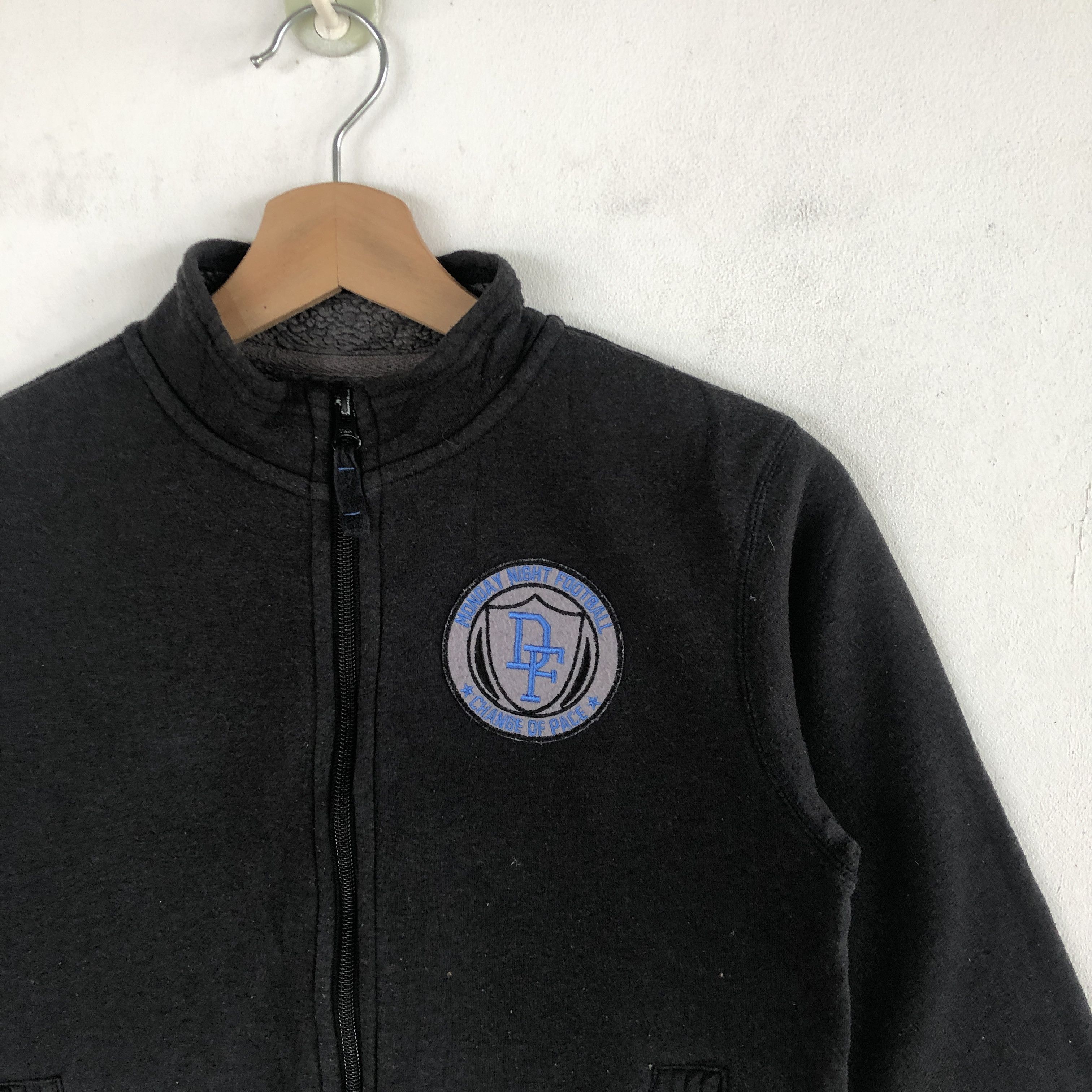 Japanese Brand × Vintage Vintage Change of Pace Varsity Zipper Sweater Sweatshirt Size XS / US 0-2 / IT 36-38 - 5 Thumbnail