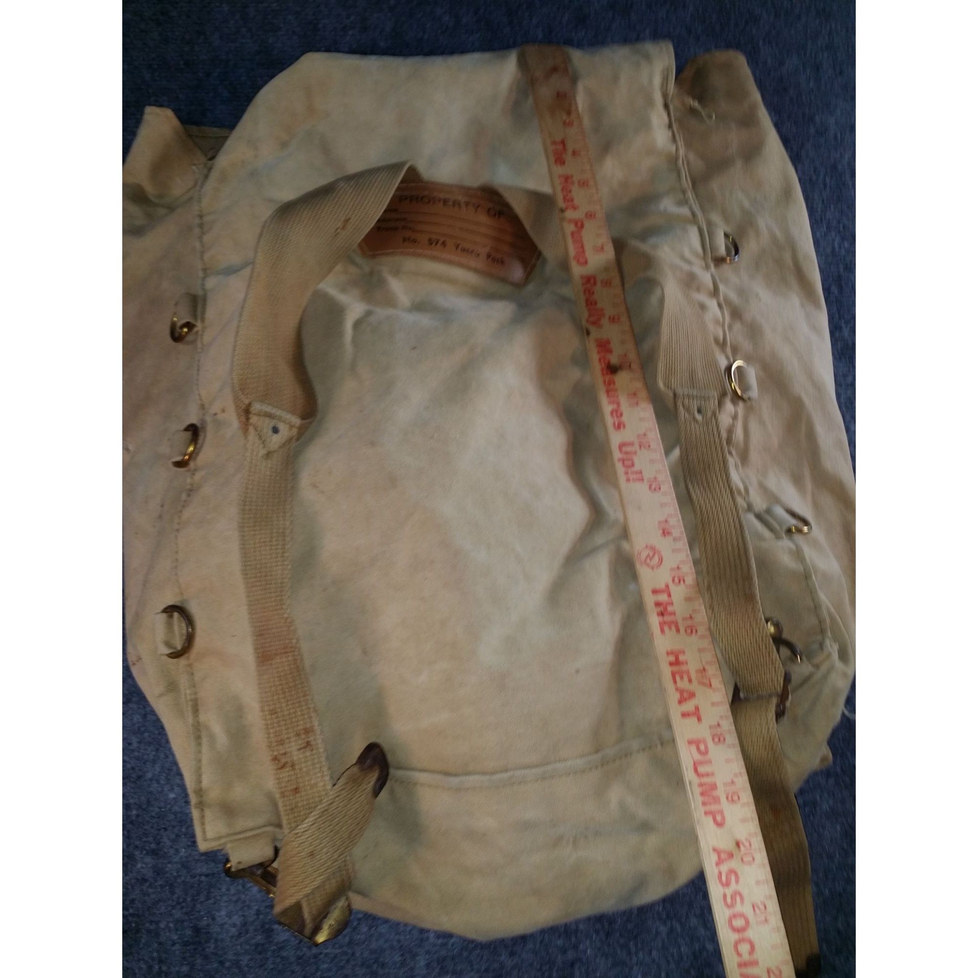 Vintage Vintage Boy Scouts Of America Backpack National Council Canv Size ONE SIZE - 7 Thumbnail