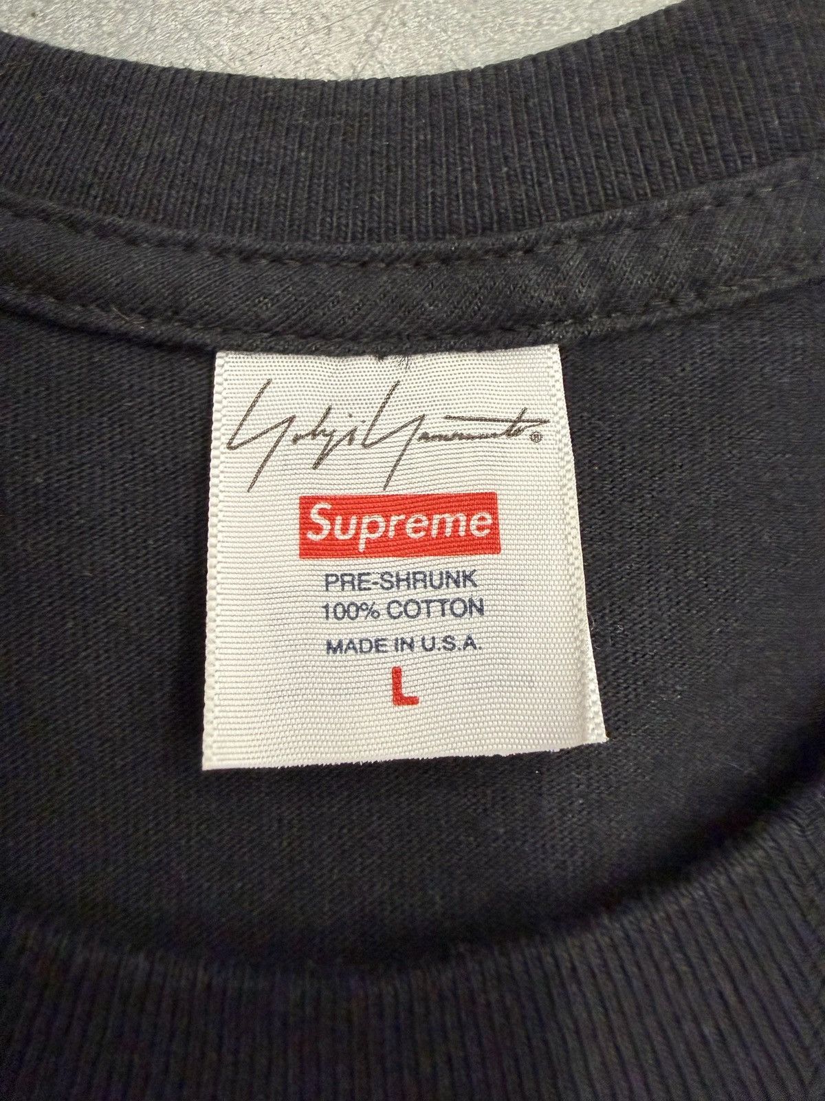 Supreme FW22 Supreme Yohji Yamamoto Pumpkin Tee Size US L / EU 52-54 / 3 - 4 Thumbnail