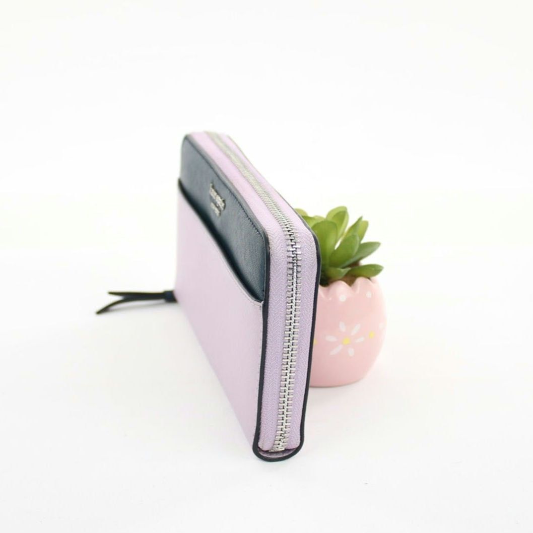 Kate Spade Kate Spade New York Navy Lilac Zip Wallet Size ONE SIZE - 2 Thumbnail