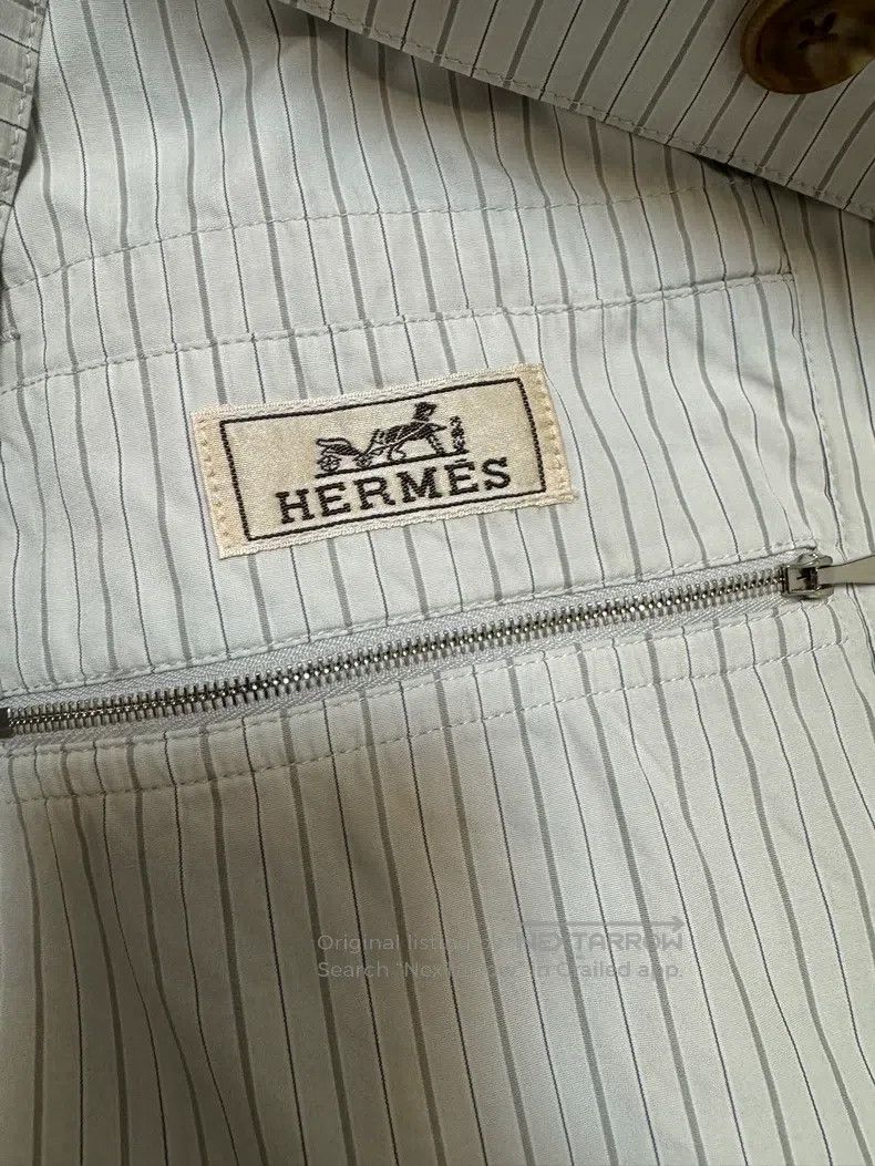 Hermes Hermes Hooded jacket. Hem with button design. Size US M / EU 48-50 / 2 - 7 Thumbnail