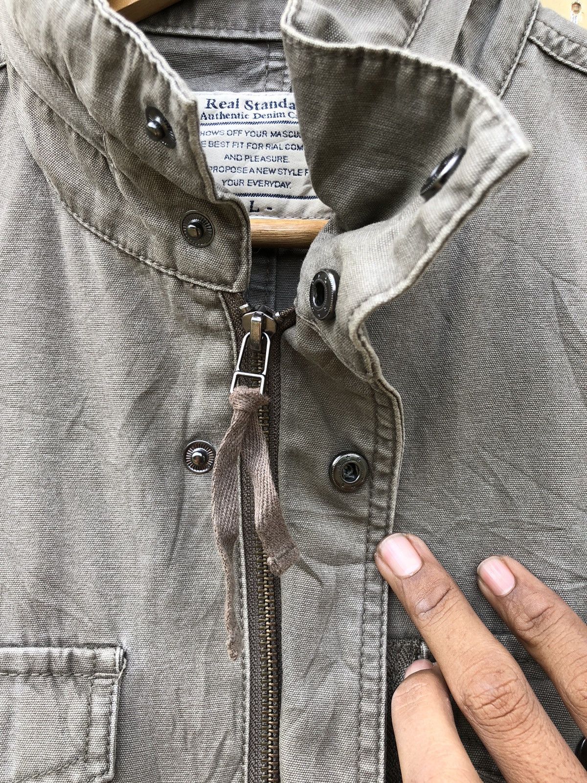 Japanese Brand Vintage Japanese Real Standard Multi Pocket Military Jacket Size US L / EU 52-54 / 3 - 13 Thumbnail