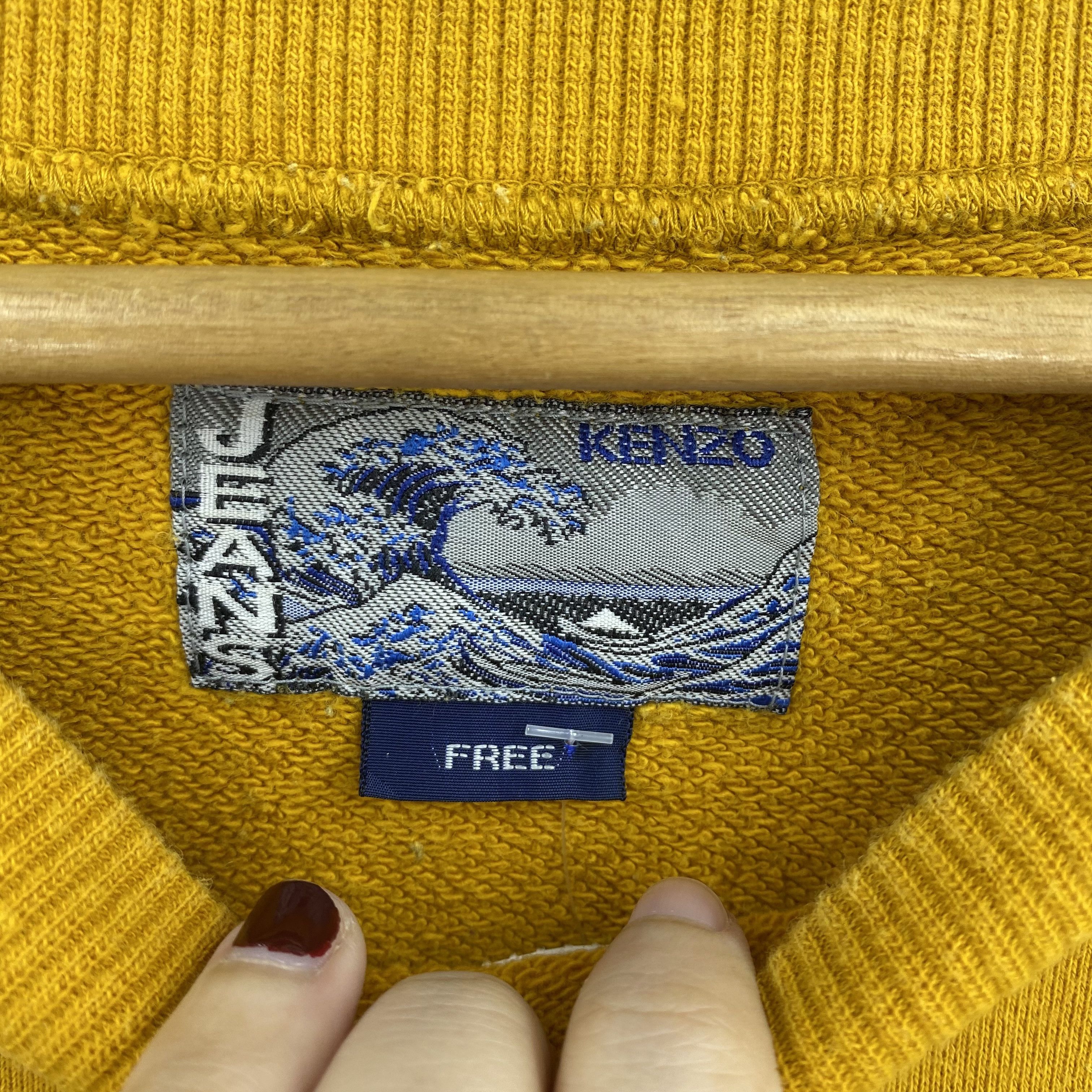 Kenzo Vintage 90s Kenzo Jeans Pullover Sweatshirt Patchwork Floral Size US L / EU 52-54 / 3 - 7 Thumbnail