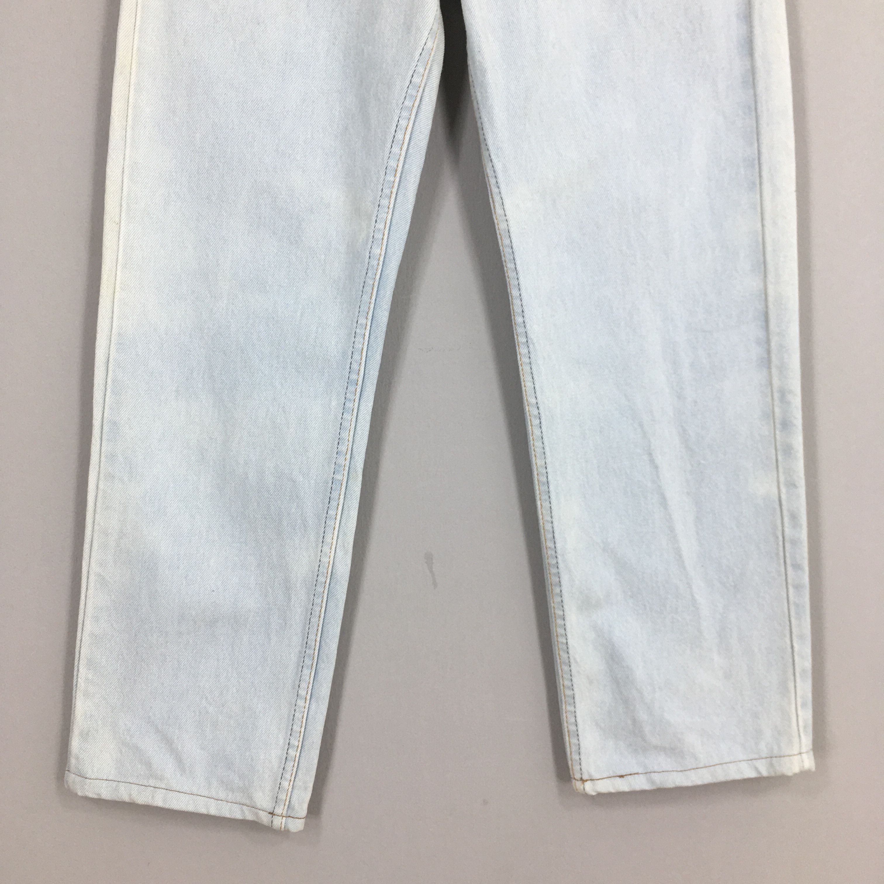 Levi's Size 29x26.5 Vintage 80s Levi's 505 Faded Blue Jeans S663 Size US 29 - 4 Thumbnail
