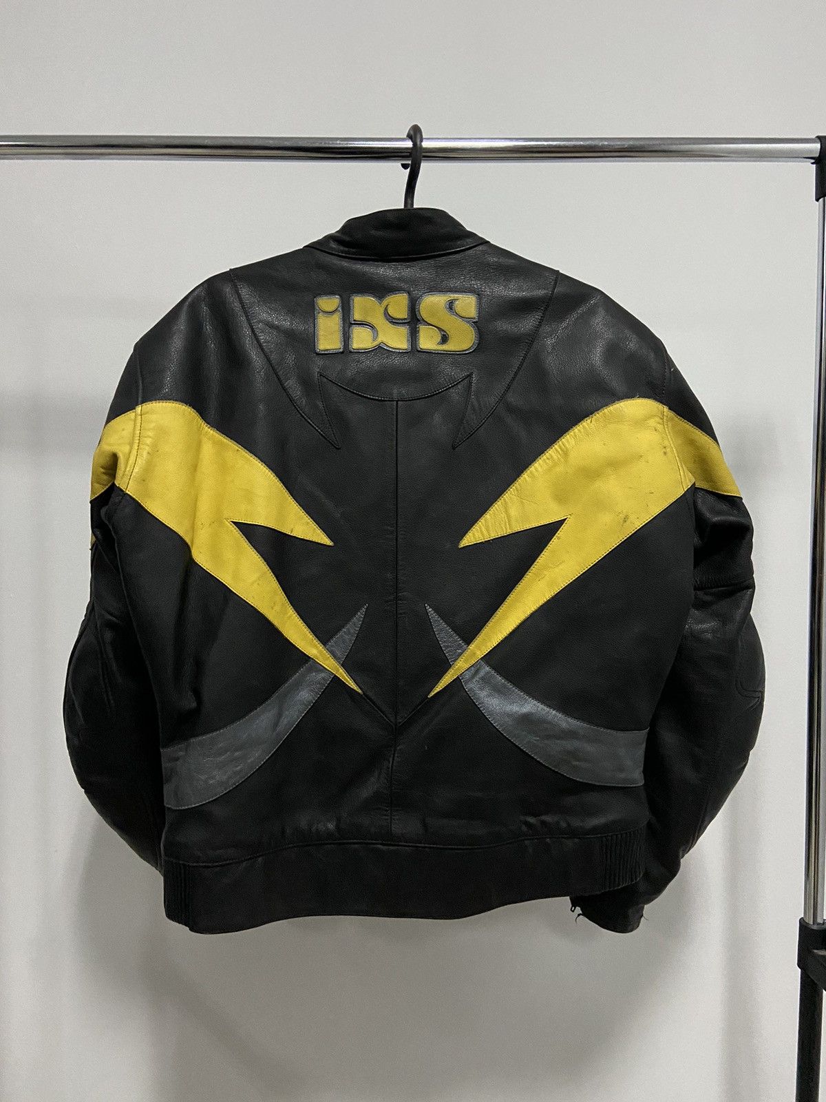 Vintage IXS MOTO Racing Leather Jacket Vintage Big Logo Size US L / EU 52-54 / 3 - 1 Thumbnail