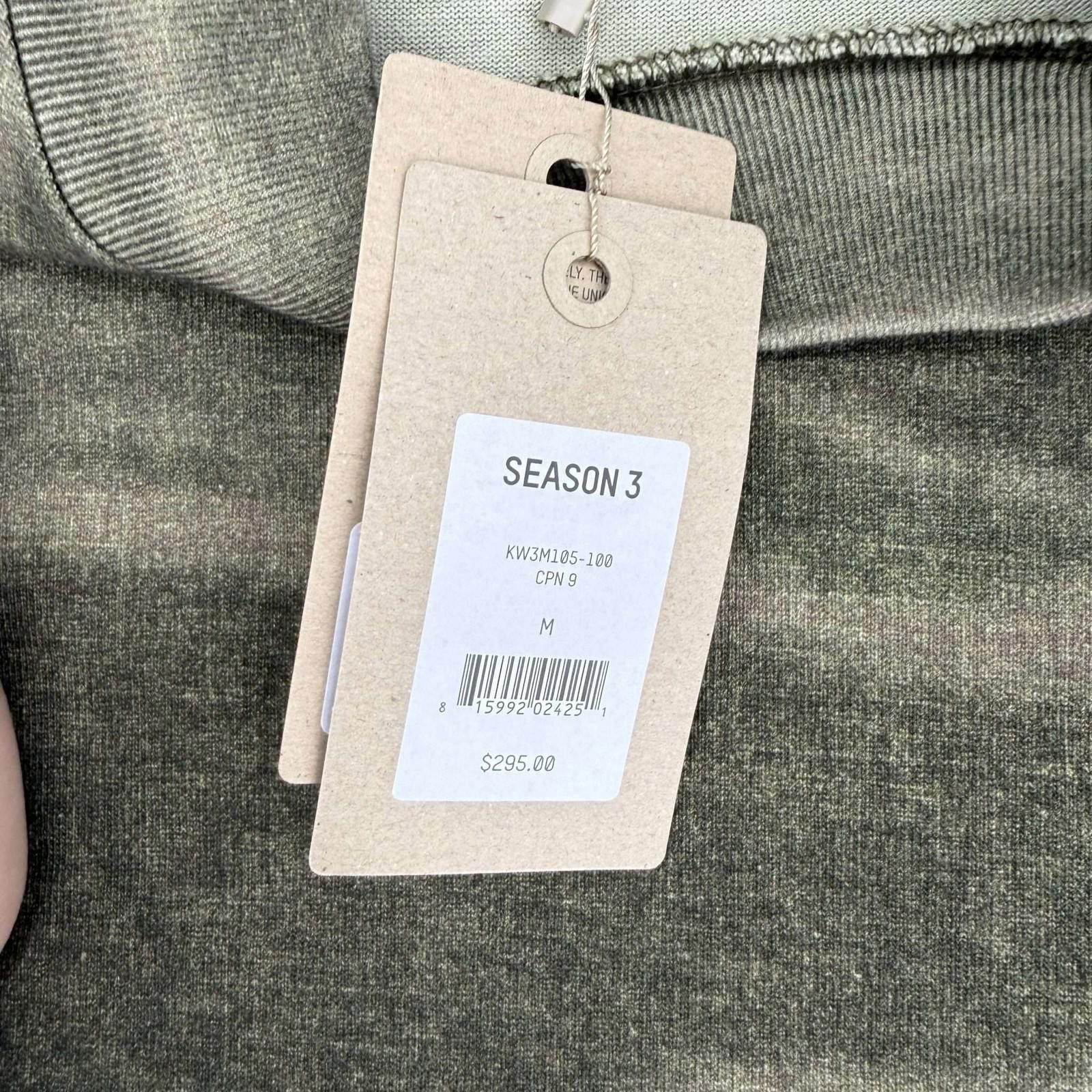 Yeezy Yeezy Season 3 Moto Crew L/S M New with Tags D9303 Size US M / EU 48-50 / 2 - 3 Thumbnail